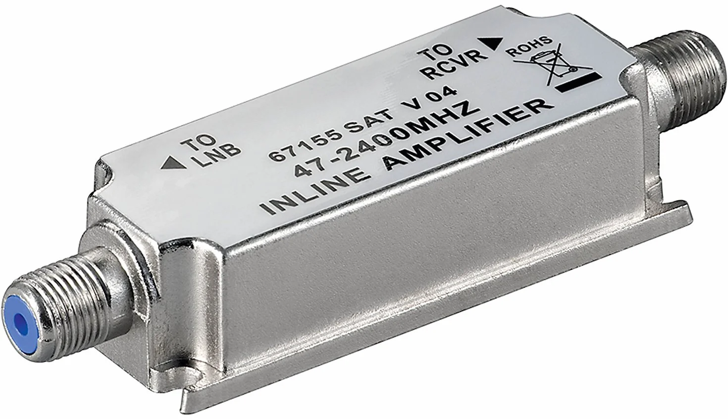 Goobay 67155 Amplificateur d'antennes de Tête Universelle/SAT, 47 MHz à 2 400 MHz