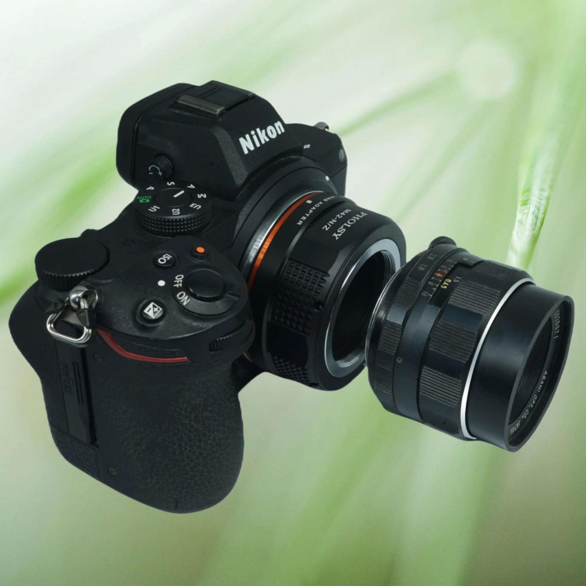 PHOLSY Manuelle Bague d'adaptation pour Objectifs: Compatible avec Les Objectifs M42 et Les Boîtiers Appareils Photo Nikon Z, M42 vers Z