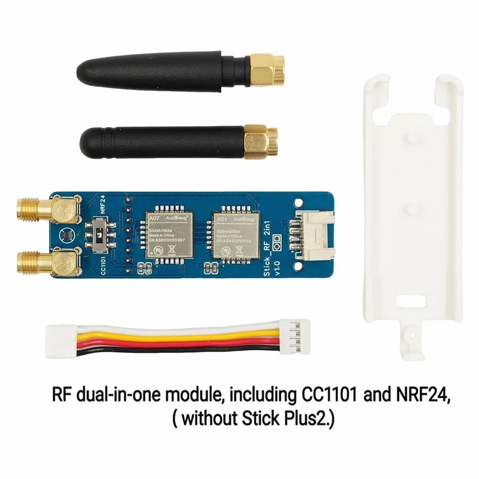 Module RF 2 en 1 pour M5Stack M5StickC PLUS2 ESP32 Compact IoT CC1101 NR F24 avec coque