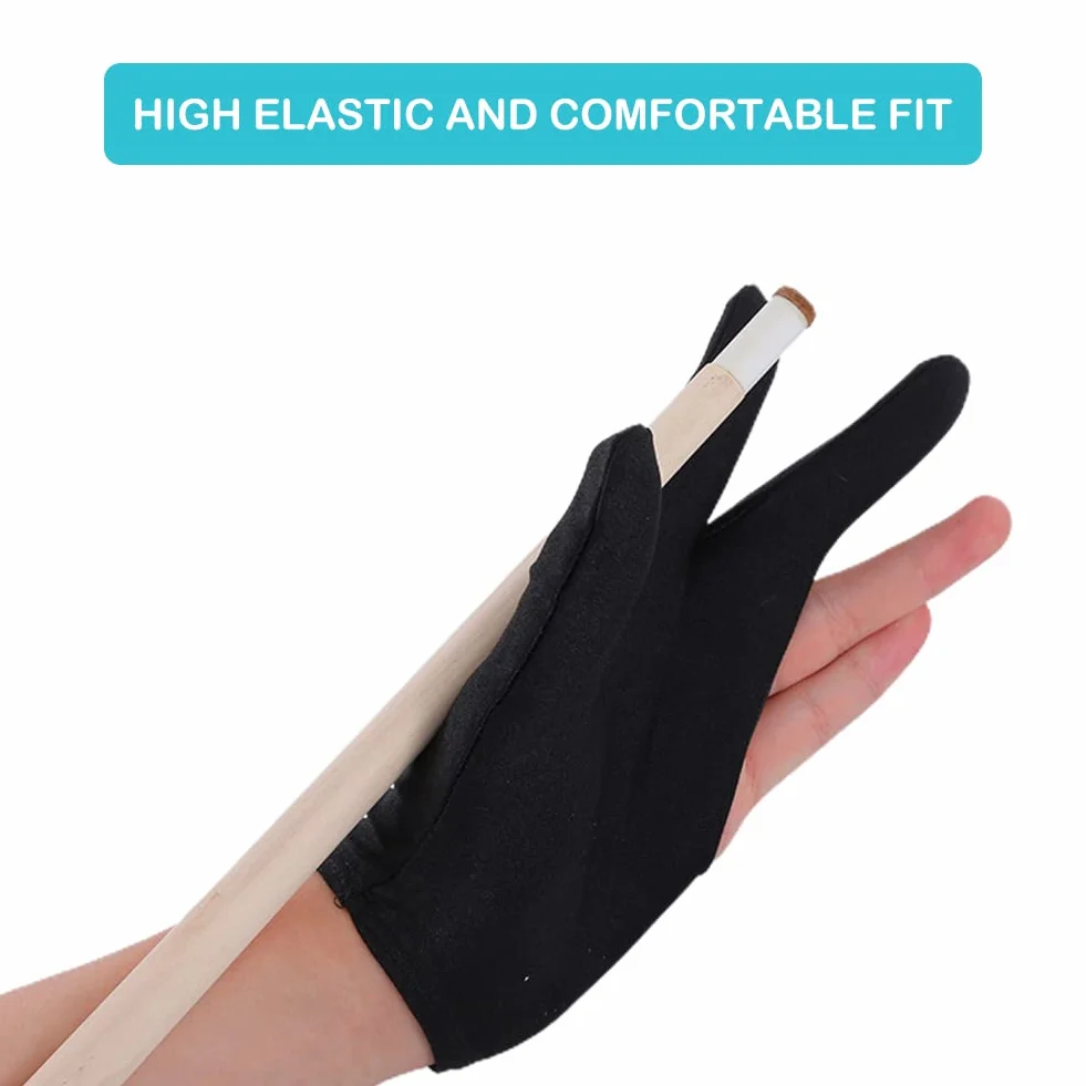 Tokaneit Gants de billard unisexe extensibles pour queue de billard
