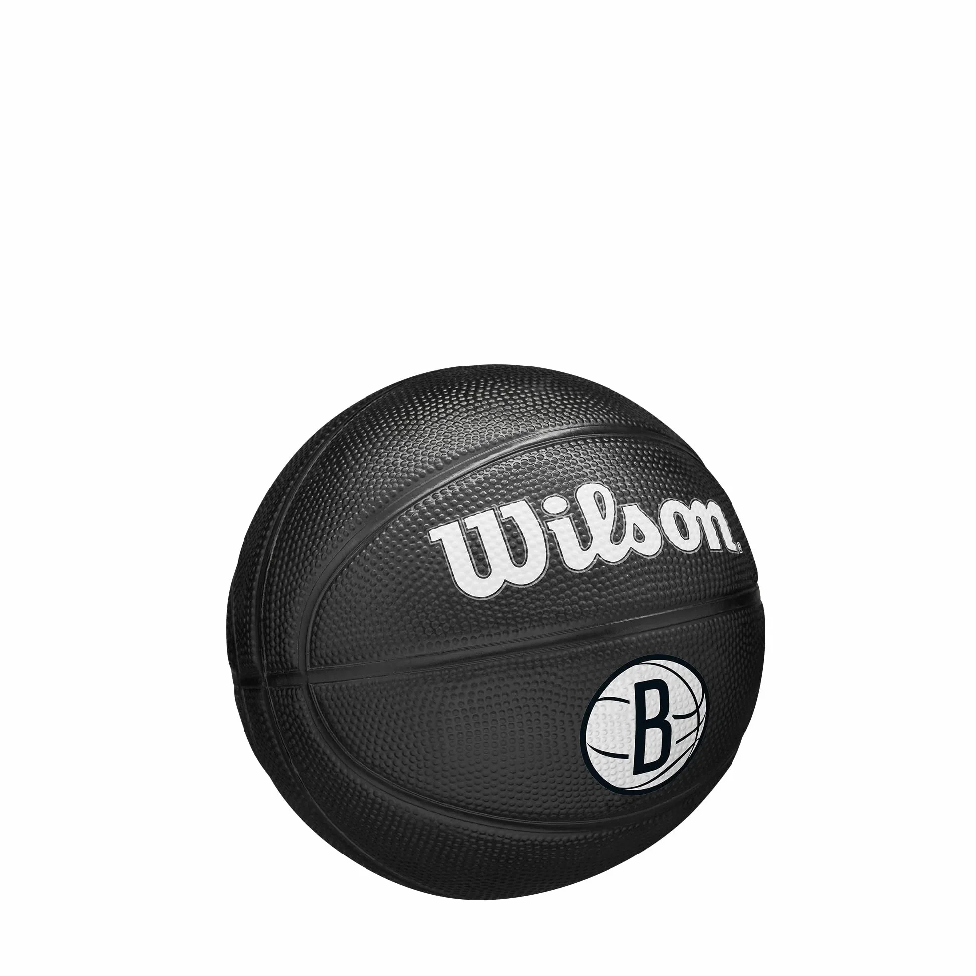 WILSON NBA Team Tribute Mini Ballon de Basket Taille 3 Noir Brooklyn Nets