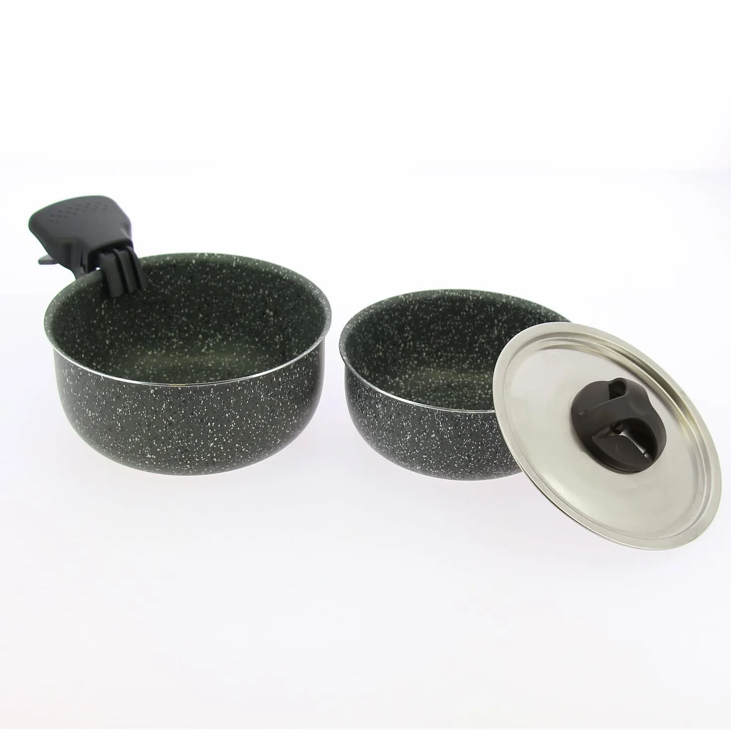 Incasa Popote Quattro 10 pièces 22 cm Gris Granit
