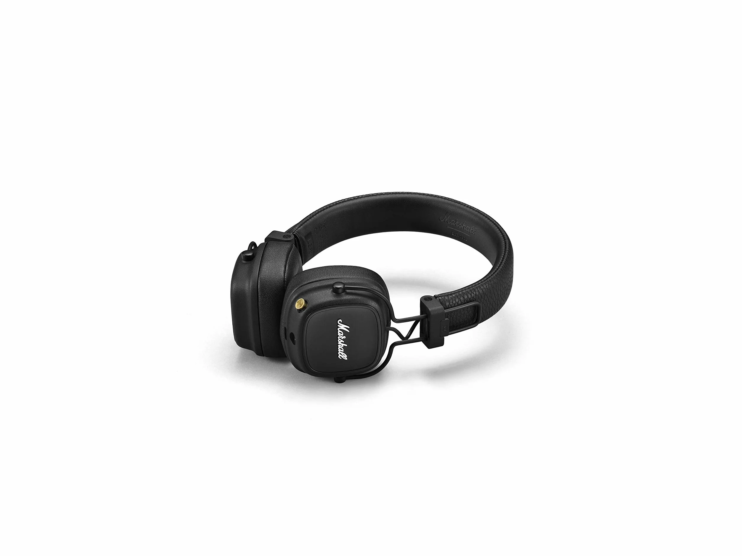 Marshall Casque Bluetooth supra-auriculaire Major IV, écouteurs sans fil, pliables, autonomie sans fil de plus de 80 heures, noir