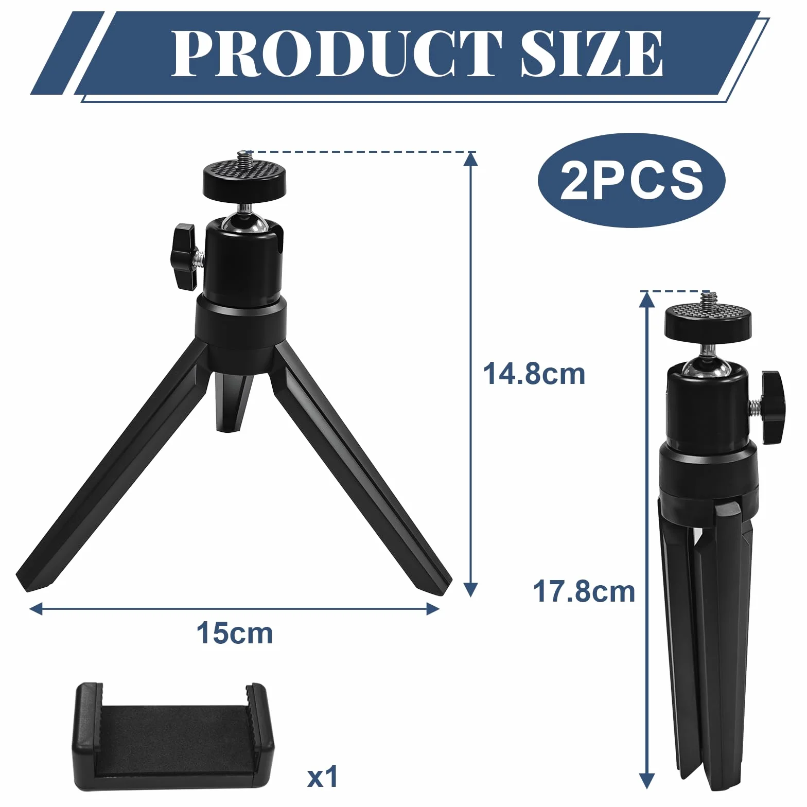 Support pour Smartphone et Pied Videoprojecteur 2 Pièces
