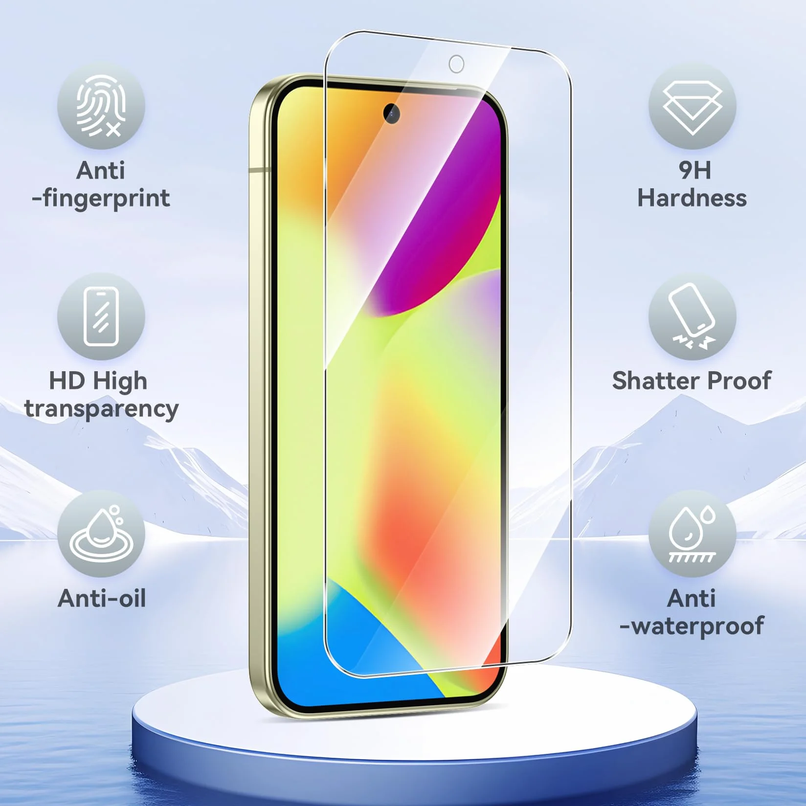 3 Pièces Verre Trempé pour Google pixel 10 5G avec 3 Pièces Caméra Arrière Protecteur, Ultra Résistant Film Protection écran, Sans Bulles Film Protection écran.