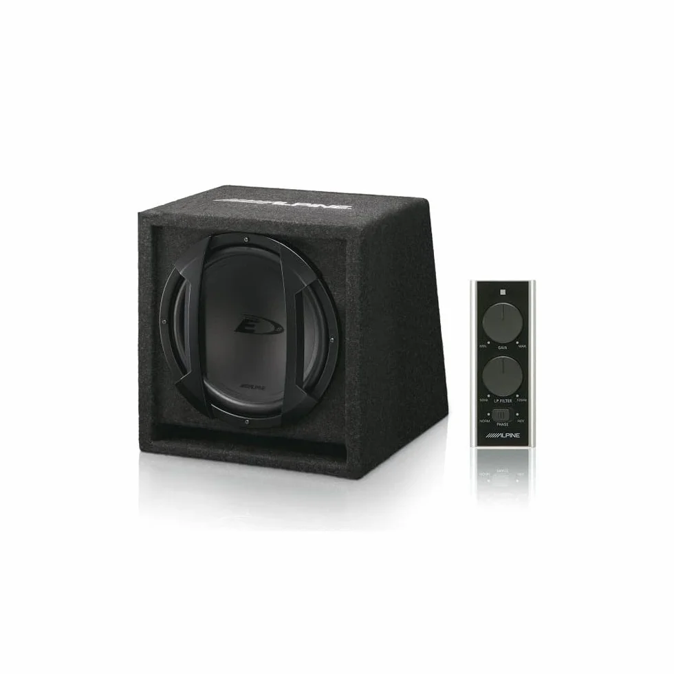 Alpine SWE-815 subwoofer/caisson de basses 100 W Caisson de basse actif Noir - Subwoofers/caissons de basses (100 W, Caisson de basse actif, 34 - 1500 Hz, 300 W, 91 dB, 4 Ohm)