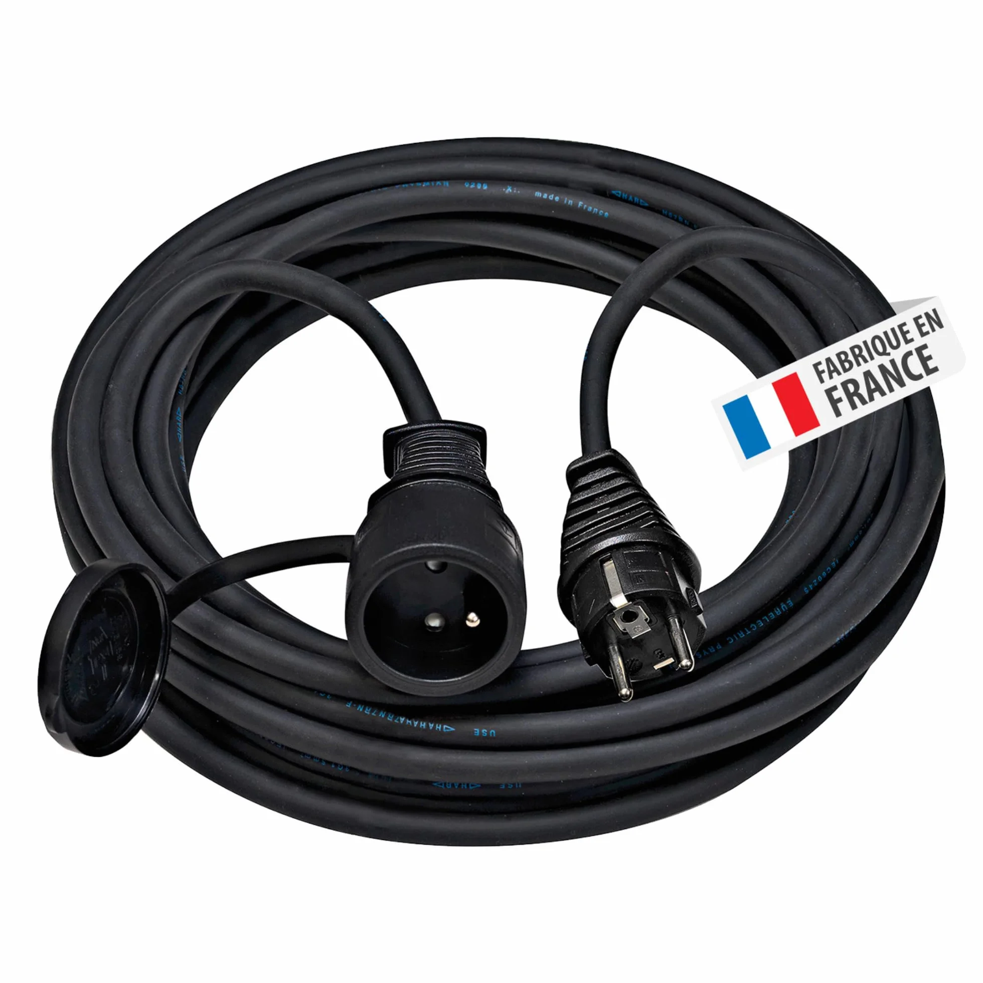 Brennenstuhl Rallonge 10m IP44 Prise à clapet Fabrication Française