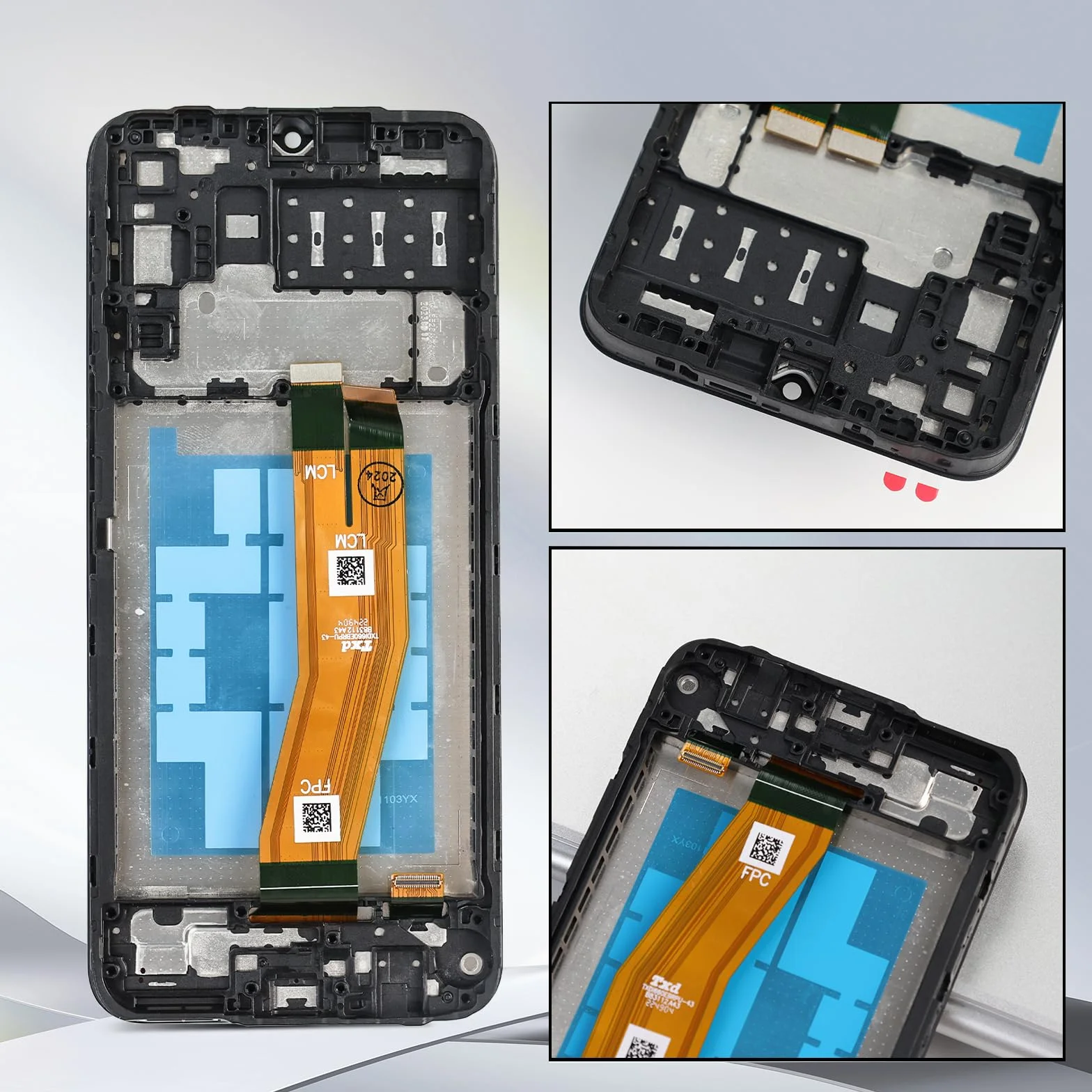 Écran pour Samsung Galaxy A14 4G, Écran de Remplacement LCD Tactile SM-A145F avec Cadre