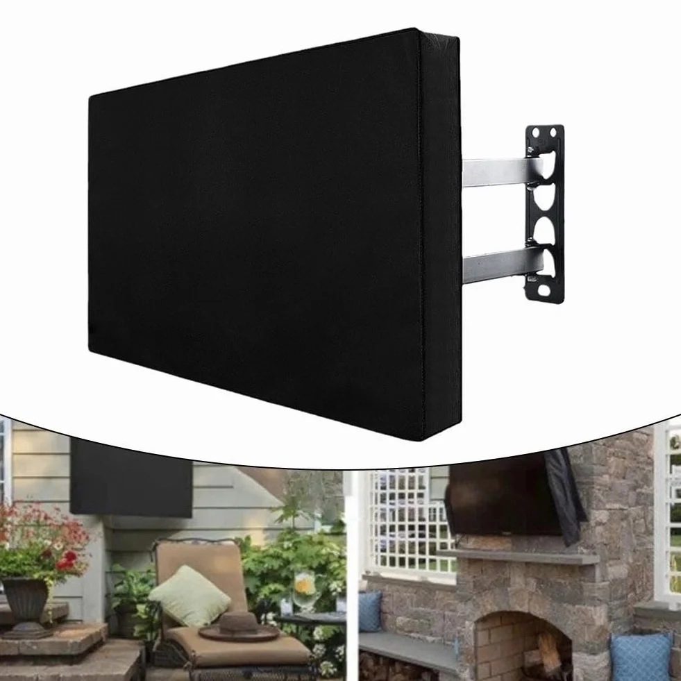 Housse de protection extérieure en tissu Oxford 600D pour téléviseur écran plat 70-75 pouces