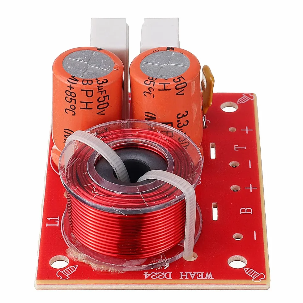 DollaTek Lot de 2 séparateurs de fréquence 80 W pour haut-parleur