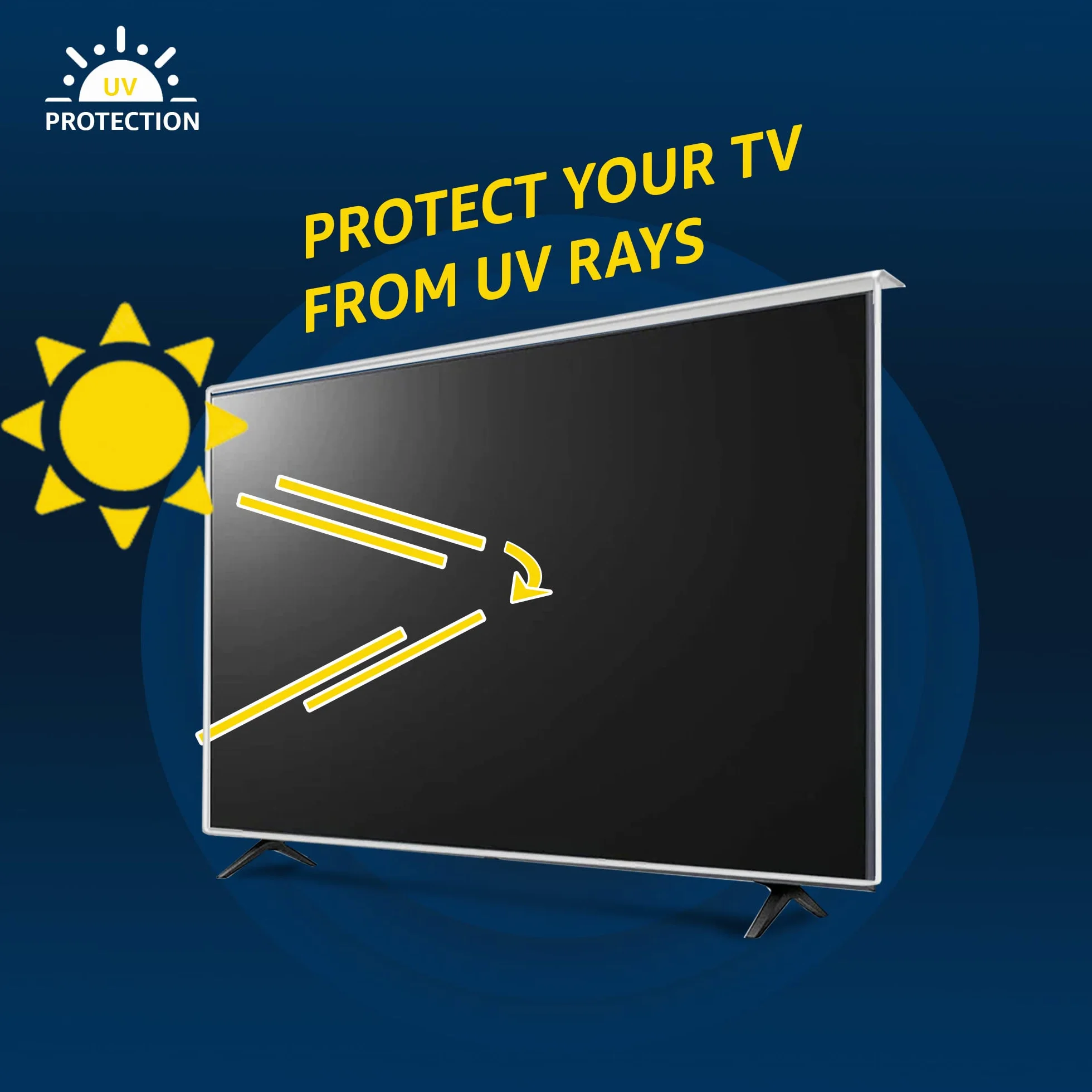 LEYF Protection d'écran TV 82" (32") – Film de protection pour écran LCD, LED, OLED 4K et QLED HDTV