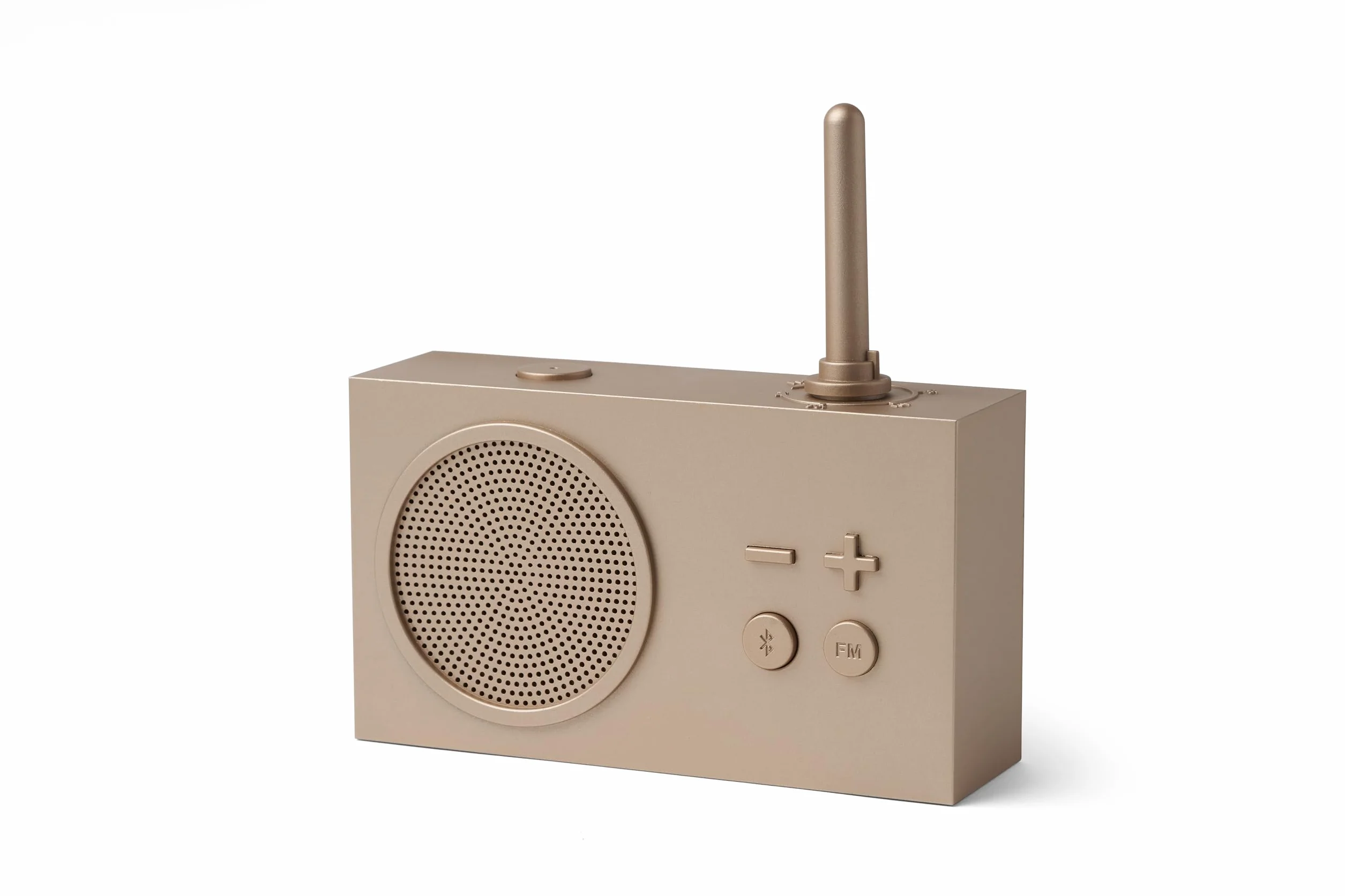 Lexon TYKHO 3 Enceinte Bluetooth Portable Radio FM Etanche Batterie Rechargeable Or