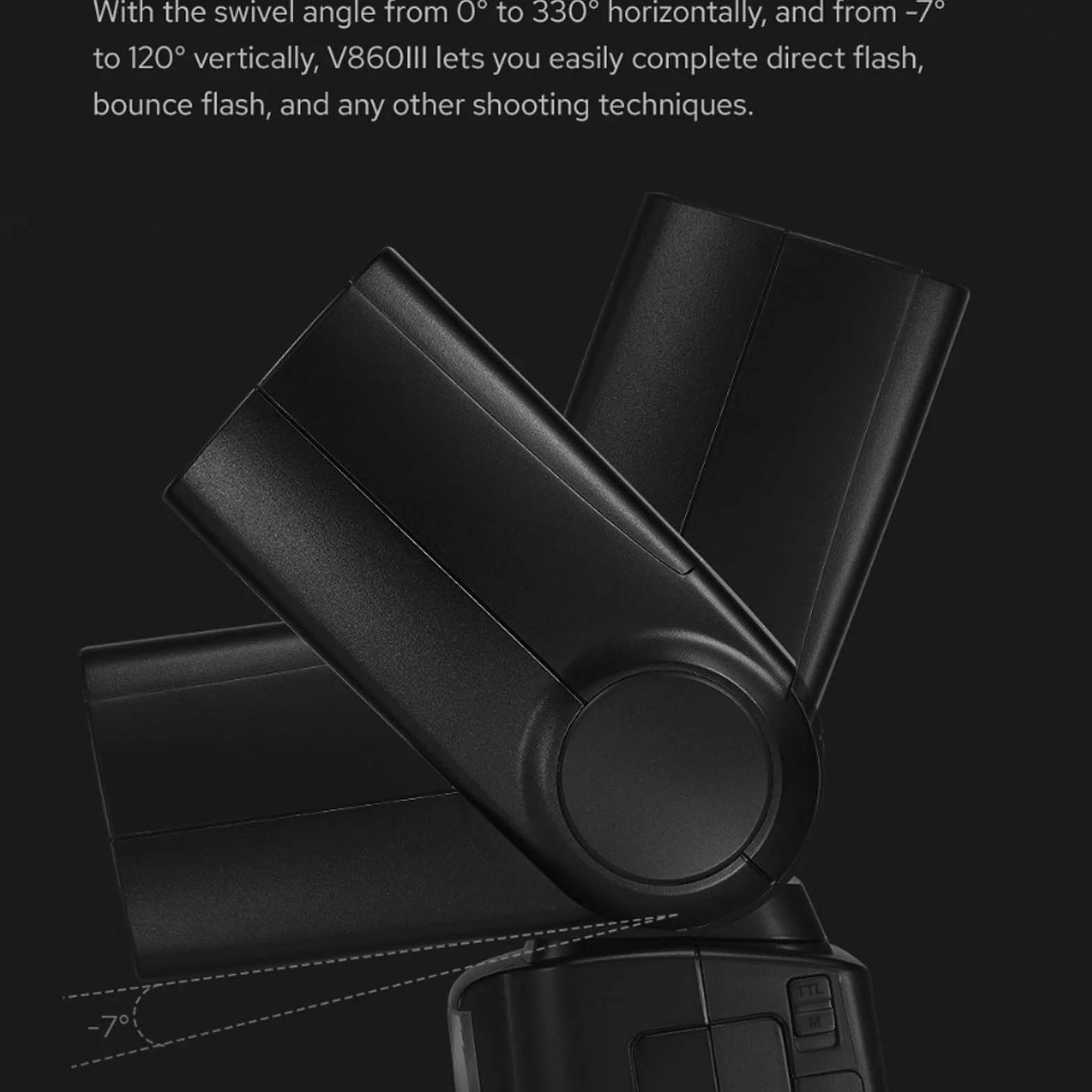 Godox V860III-S Flash for Sony Camera Flash Speedlite 7.2V/2600mAh Li-ION Battery, 2.4G Wireless HSS 1/8000 1.5s Recycle Time 10 Levels LED Modeling Light for Sony Cameras (Upgraded V860II-S)
