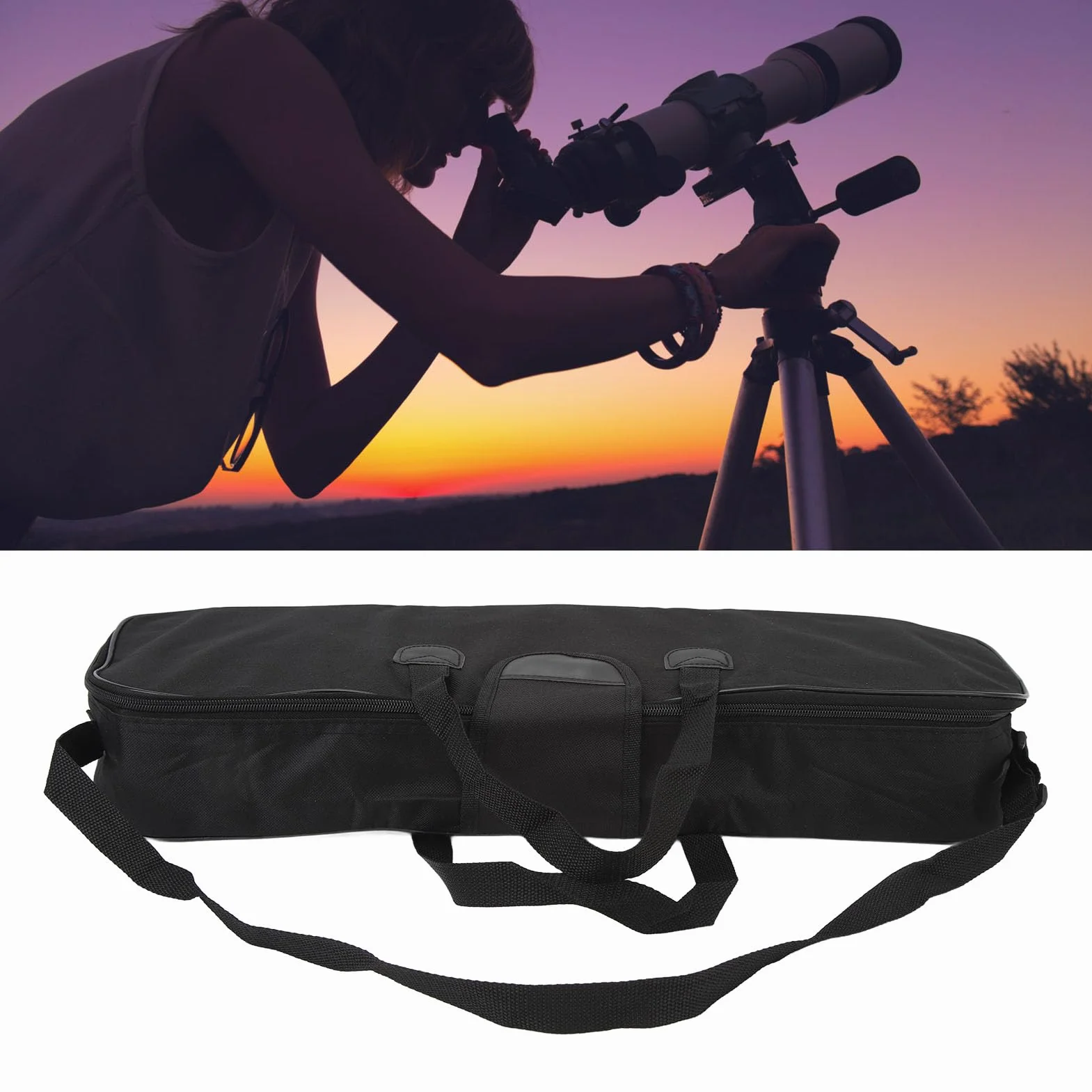 Grand Sac de Télescope Résistant aux Chocs avec Bandoulière Réglable