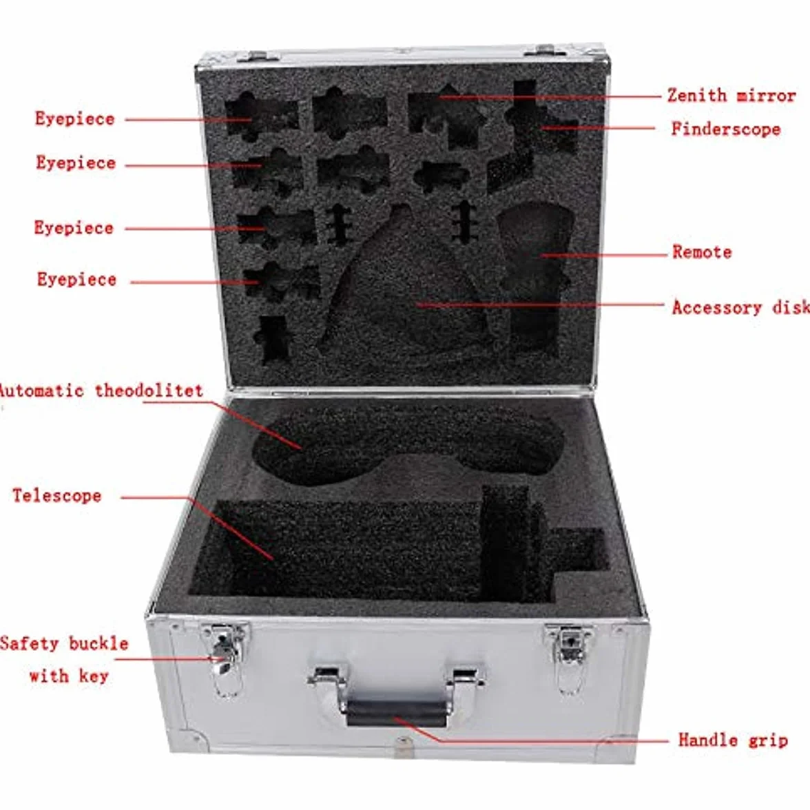 Celestron Nexstar 127 SLT Mak Valise en alliage d'aluminium pour télescope