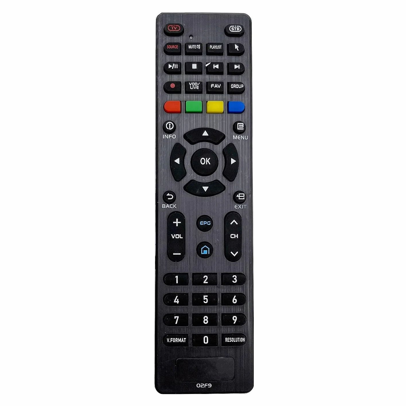 JZK Télécommande Remplacement pour Formuler Z10 SE, Compatible Z10 Pro Max, T1, T1 Plus, T2, Z Plus, ZX, Z7 Plus, Z8 Pro