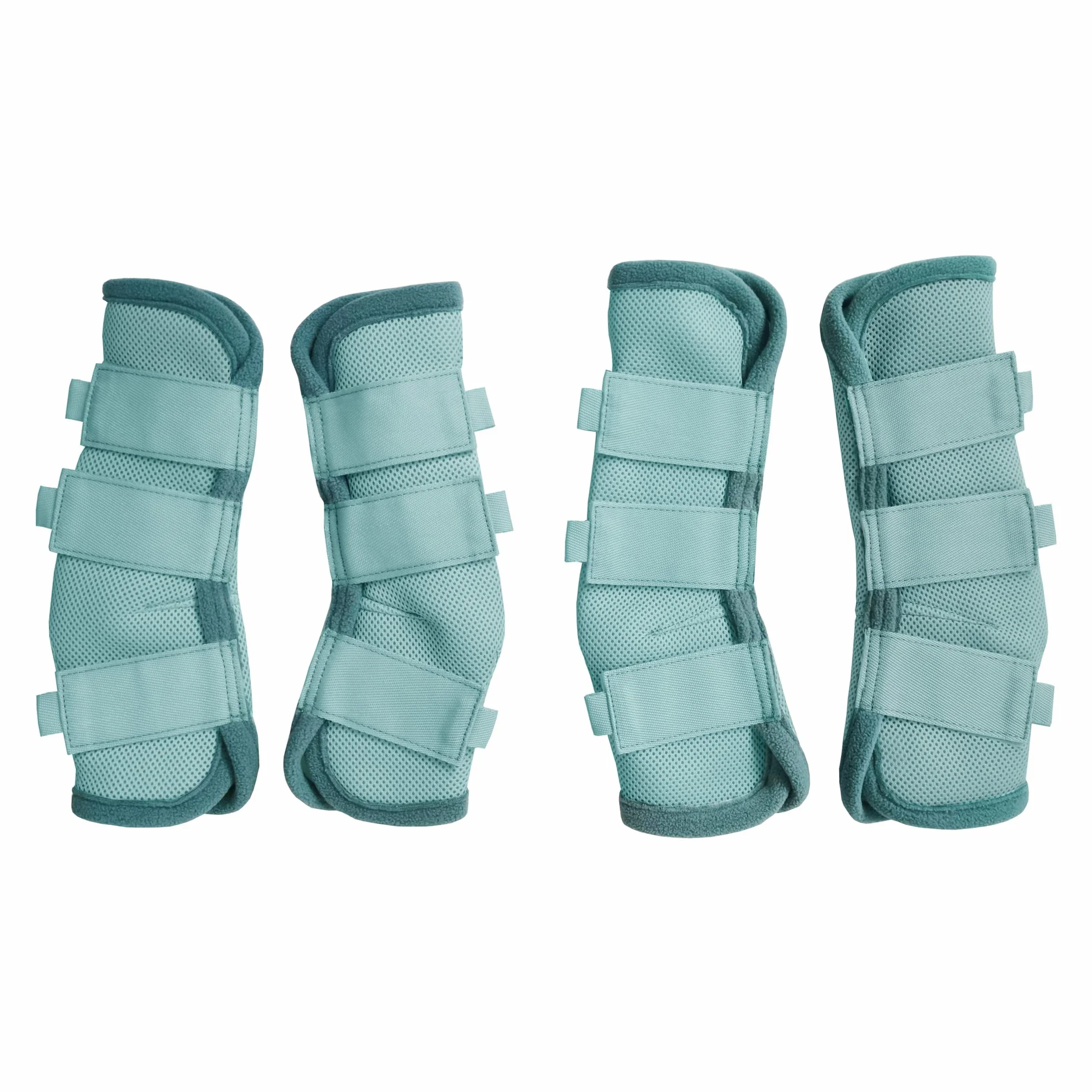 LEAFOREST Lot de 4 bottes anti-mouches pour cheval - Protection maximale contre les mouches (bleu, poney)