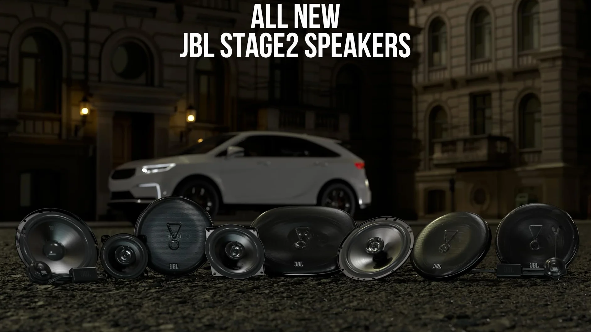 JBL Stage2 Haut Parleur Voiture Coaxiaux 130mm 50W RMS 400W Max Paire