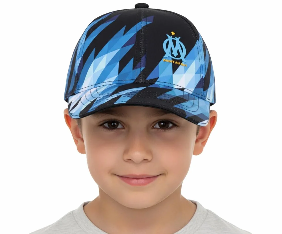 Casquette OLYMPIQUE DE MARSEILLE Om Enfant Collection Officielle Taille réglable