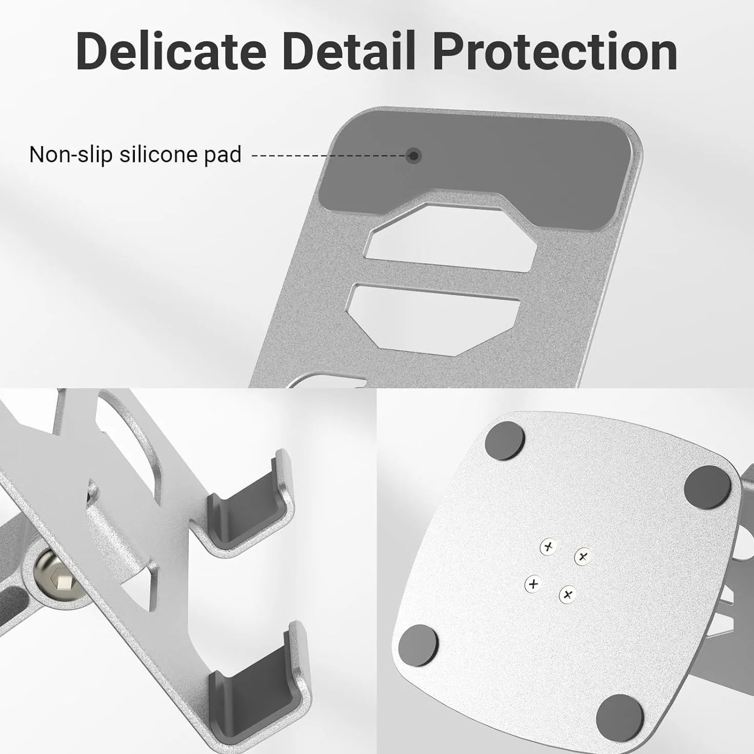Support Téléphone Voiture Réglable en Hauteur Rotation 360° pour Tous Téléphones et Tablettes
