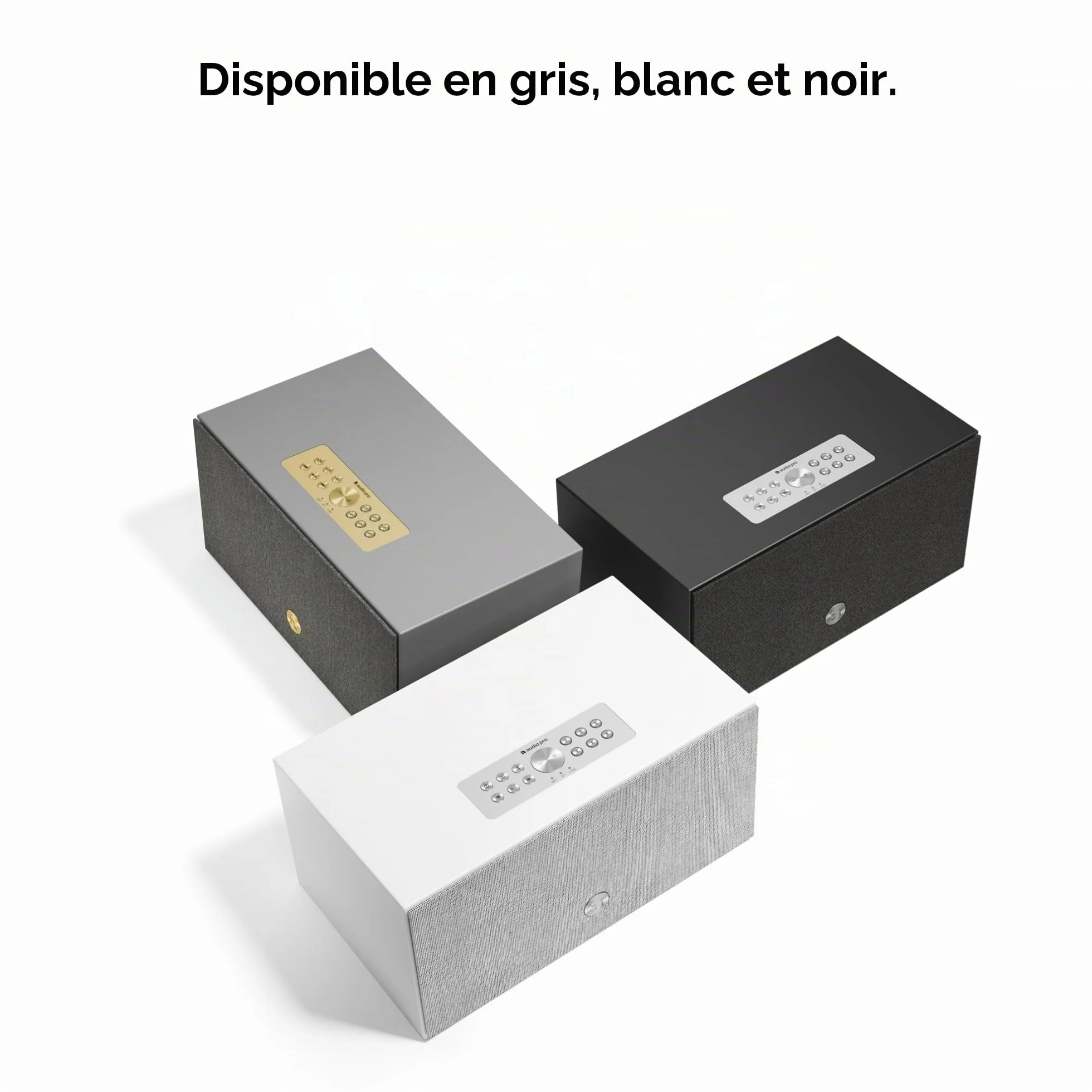 Audio Pro C10 MkII - Enceinte Portable Multiroom avec Bluetooth - Smart Speaker sans Fil avec Contrôle par Application & Spotify, AirPlay & Chromecast - Blanc