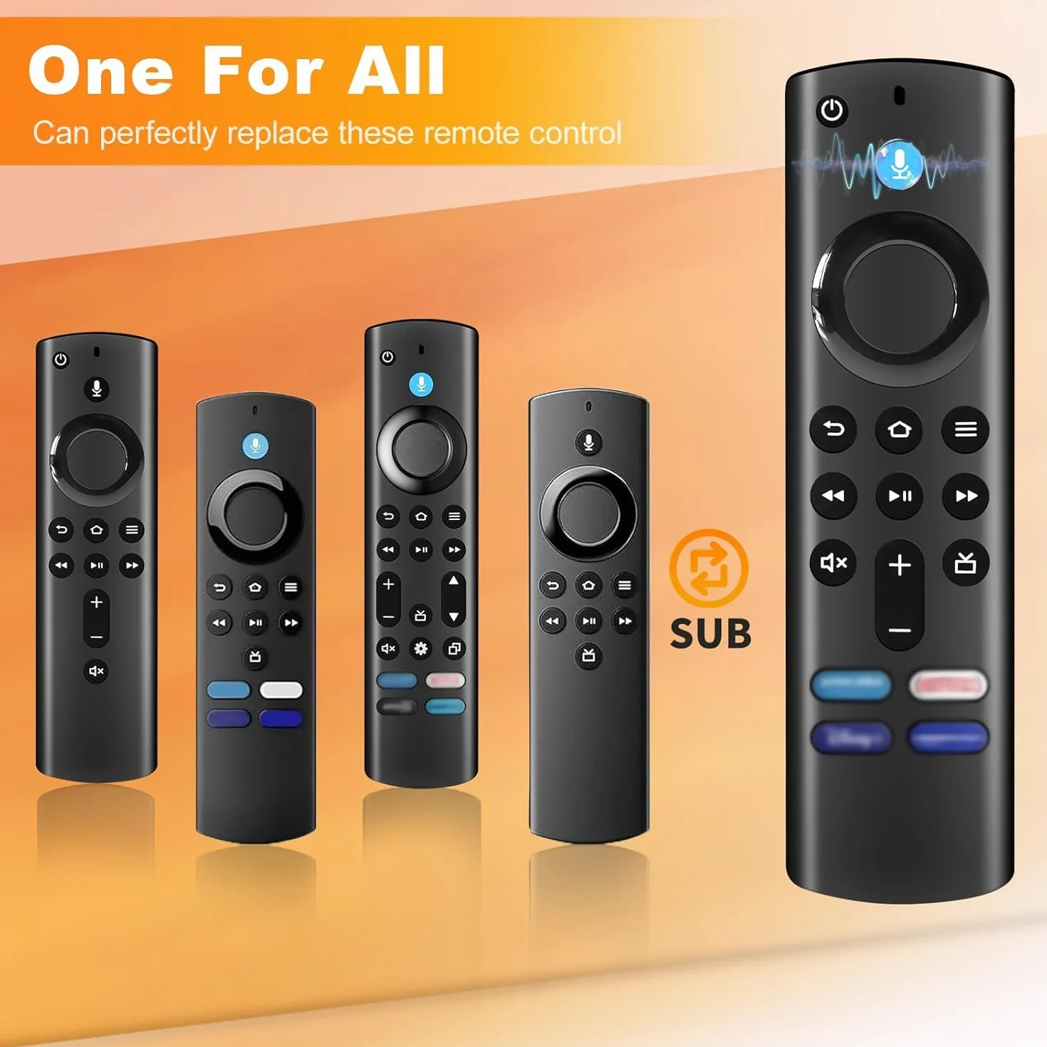 Télécommande vocale Smart TV 3 génération Remplacement S-ti-CK 2 gen 3 gen 4K Lite AG016