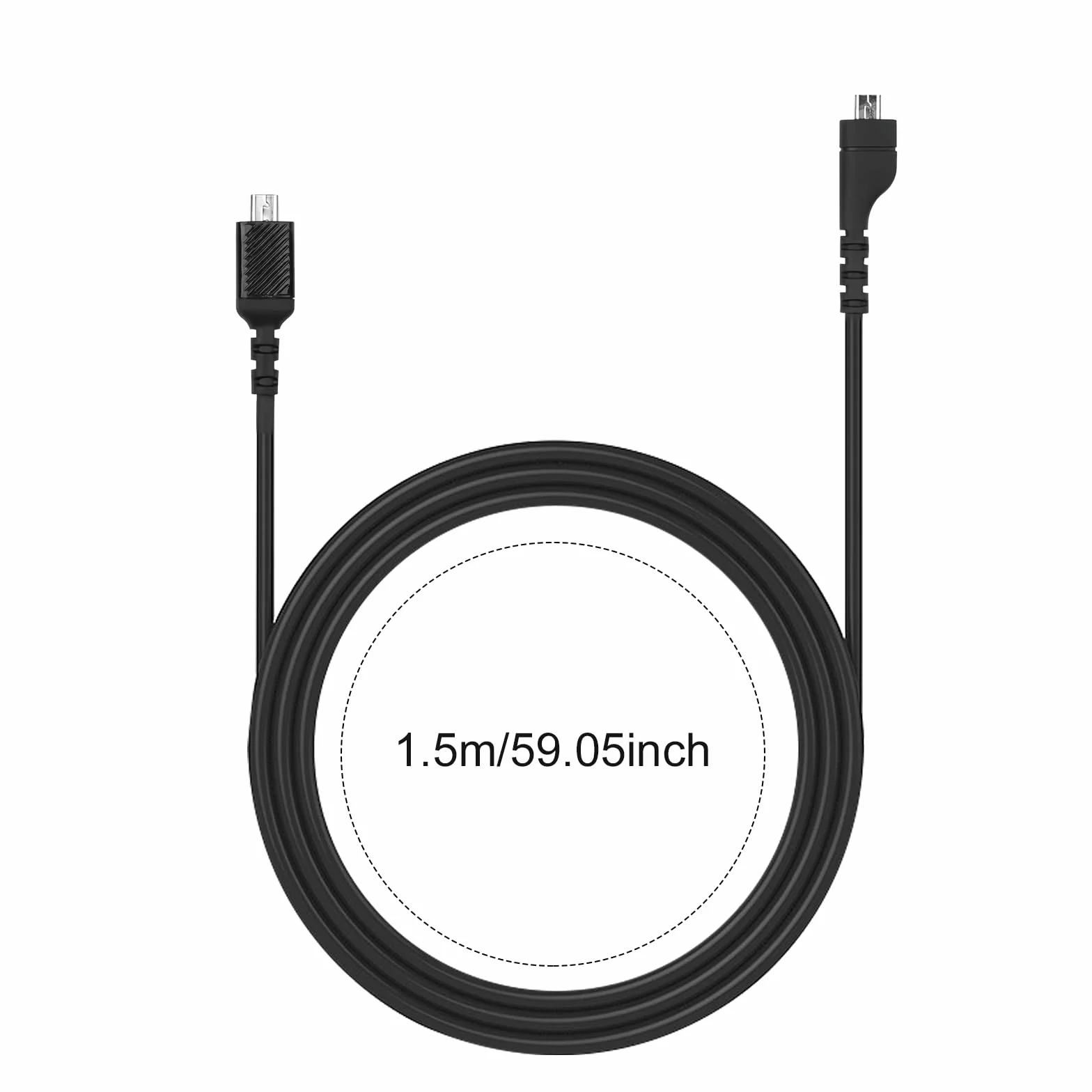 Câble Audio pour Casque, Casque Audio Câble de Remplacement pour Arctis 3 Arctis 5 Arctis 7 Arctis Pro, 150 Cm de Câble D'extension de Carte son de Rechange, Noir