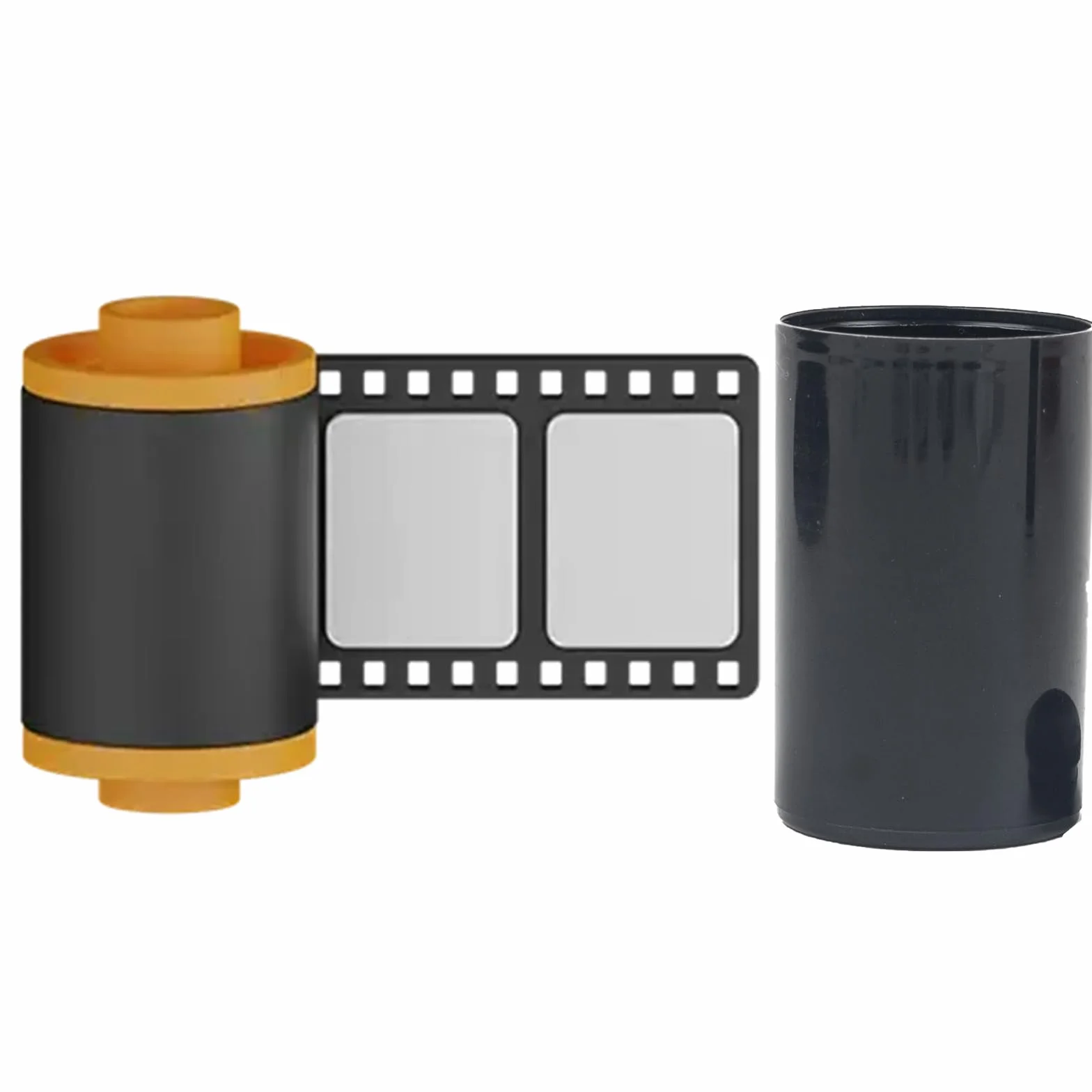 Boîte en plastique de 30 boîtes de film noires avec couvercle, imperméable et non respirant, pour activités scientifiques