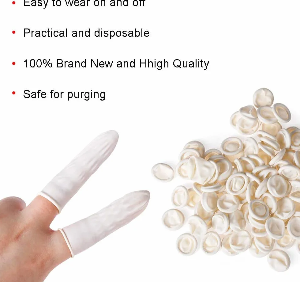 Doigtiers en Latex Antistatique Jetables 300 PCS