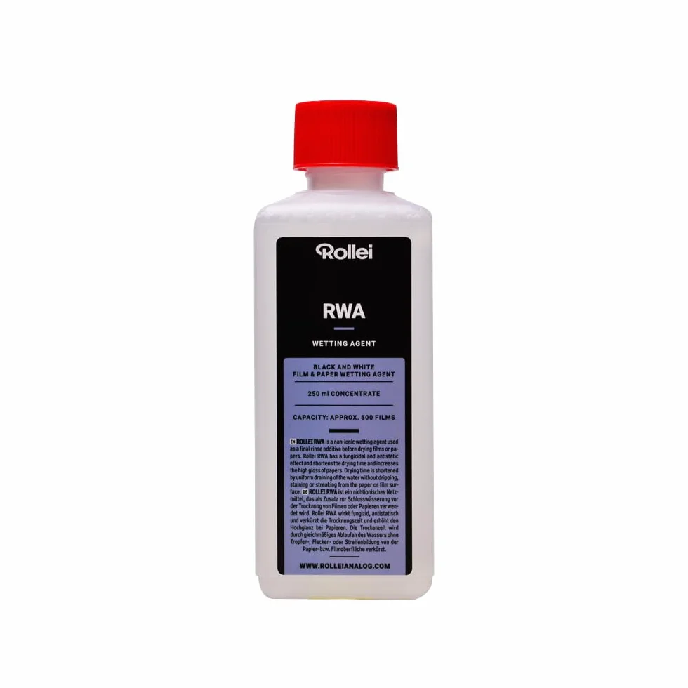 Rollei RWA c 250 ML | Agent mouillant pour Un séchage sans Taches et Un renforcement de la Brillance