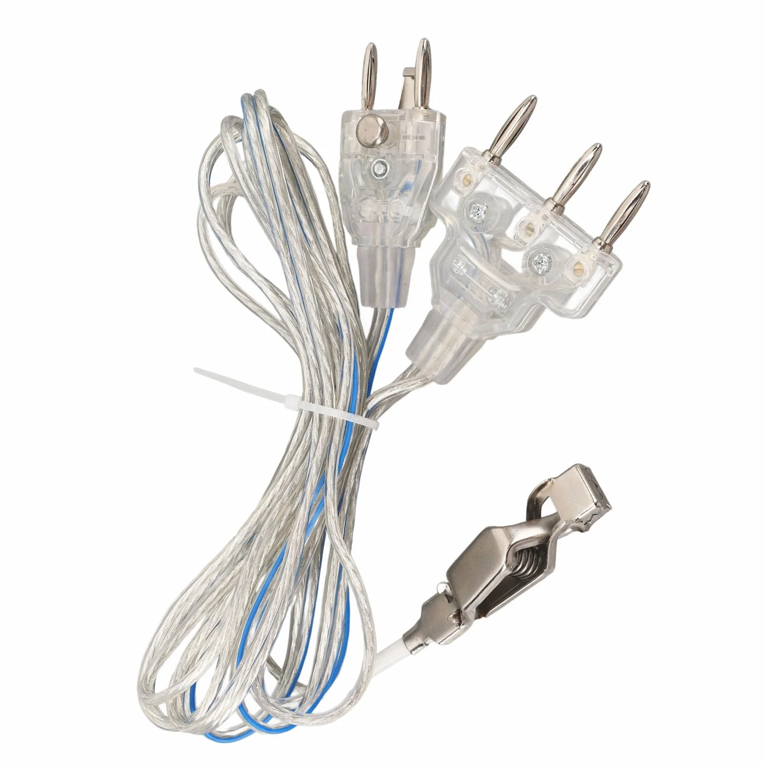 Cocoarm Fil de Corps d'Épée, Fil Conducteur Transparent en Plastique Acier Inoxydable pour Compétitions d'Escrime