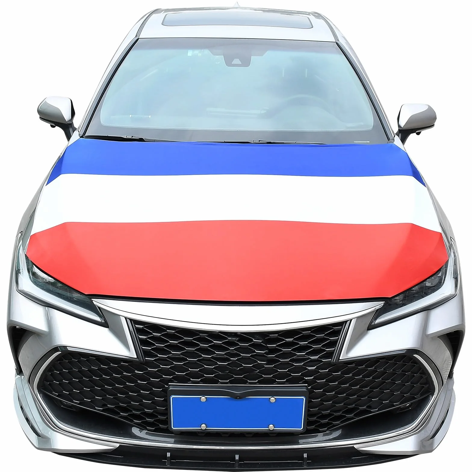Blueshyhall Bâche de protection pour capot de voiture 120 x 150 cm élastique polyester résistant à l'usure lavable