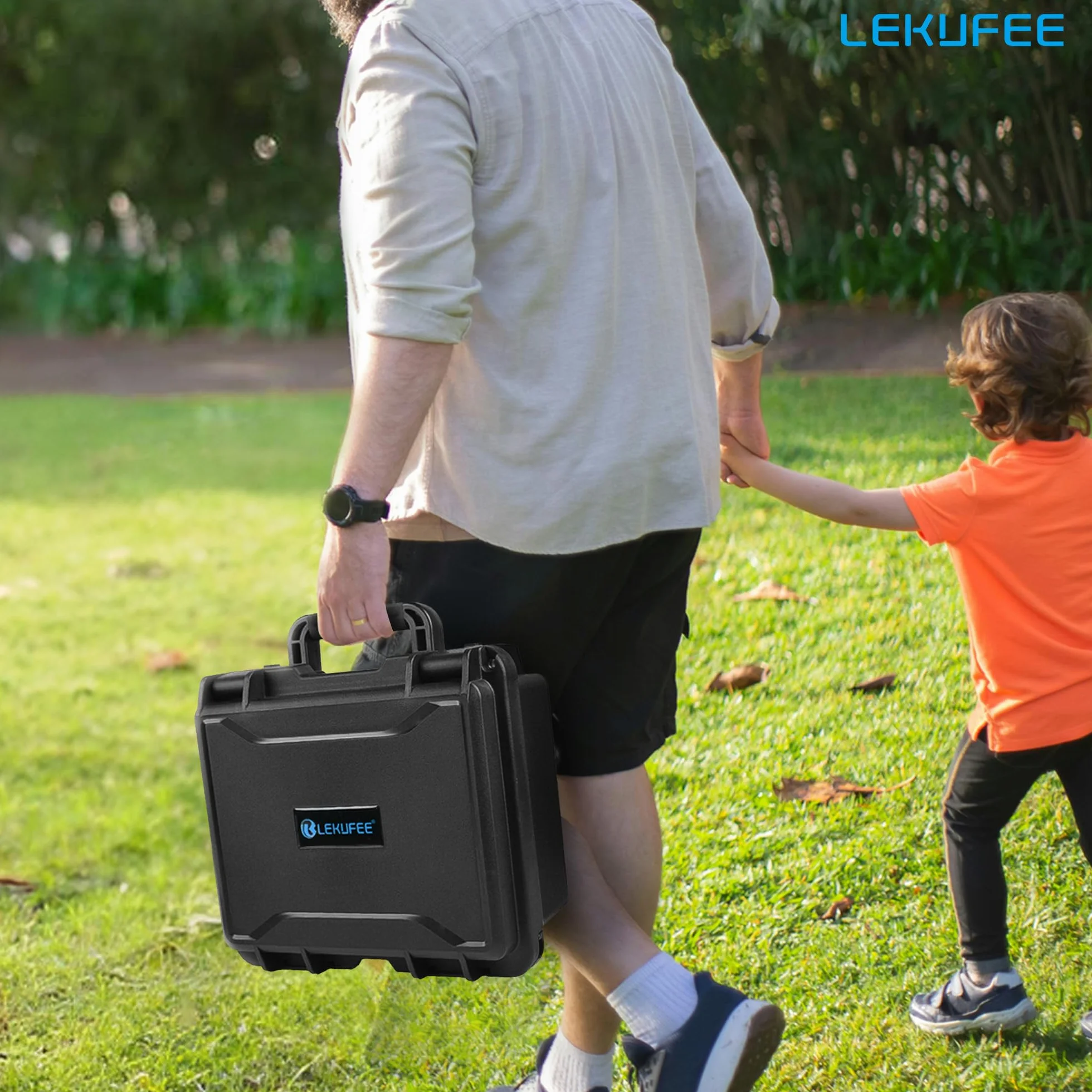 LEKUFEE Valise de Transport Rigide et Étanche pour Drone DJI Neo 2,Bundle Motion Fly More,DJI RC 2, RC N3, Goggles N3/3, RC Motion 3 et Accessoires (étui Uniquement)