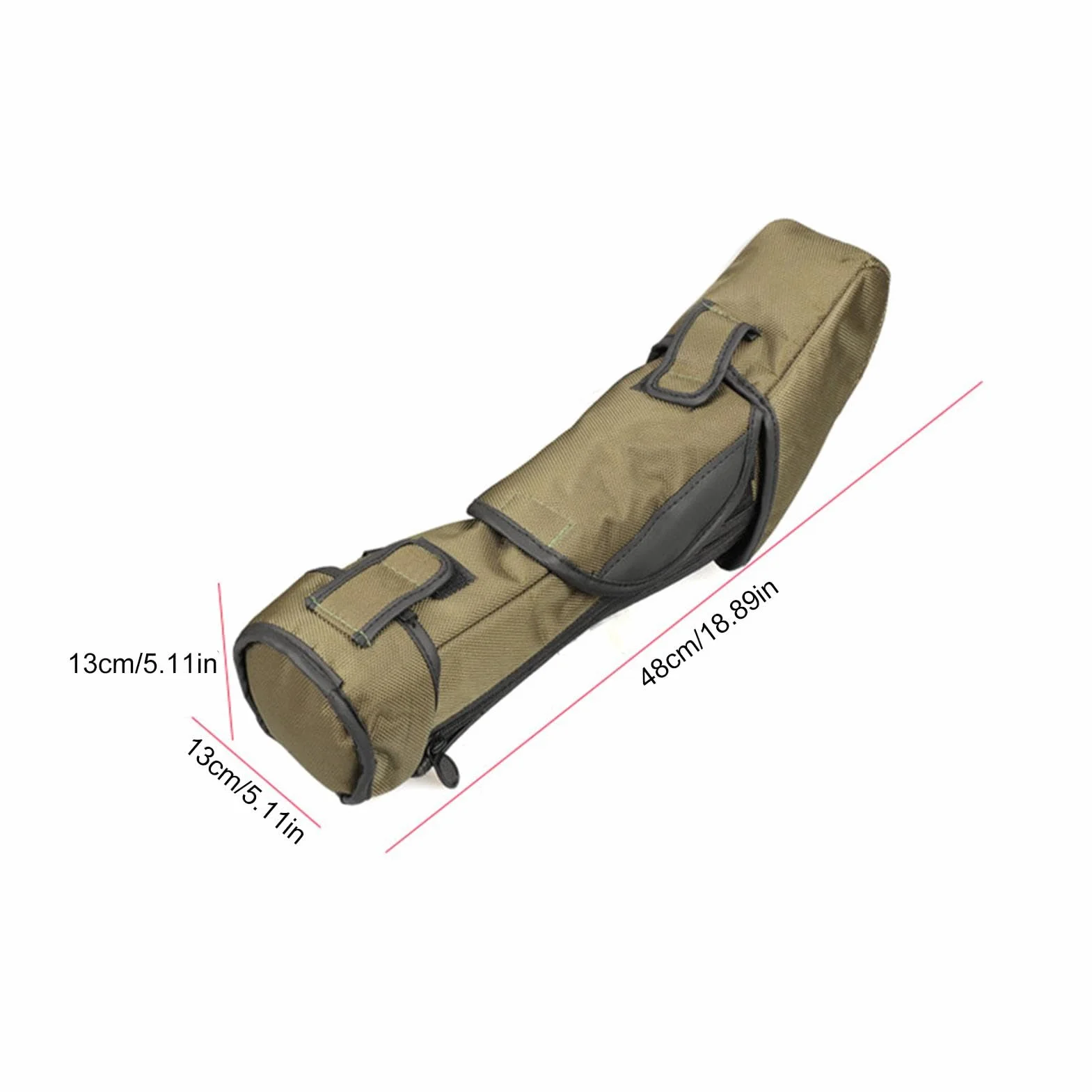 Mallette télescopique étui de longue-vue portable absorbant les chocs