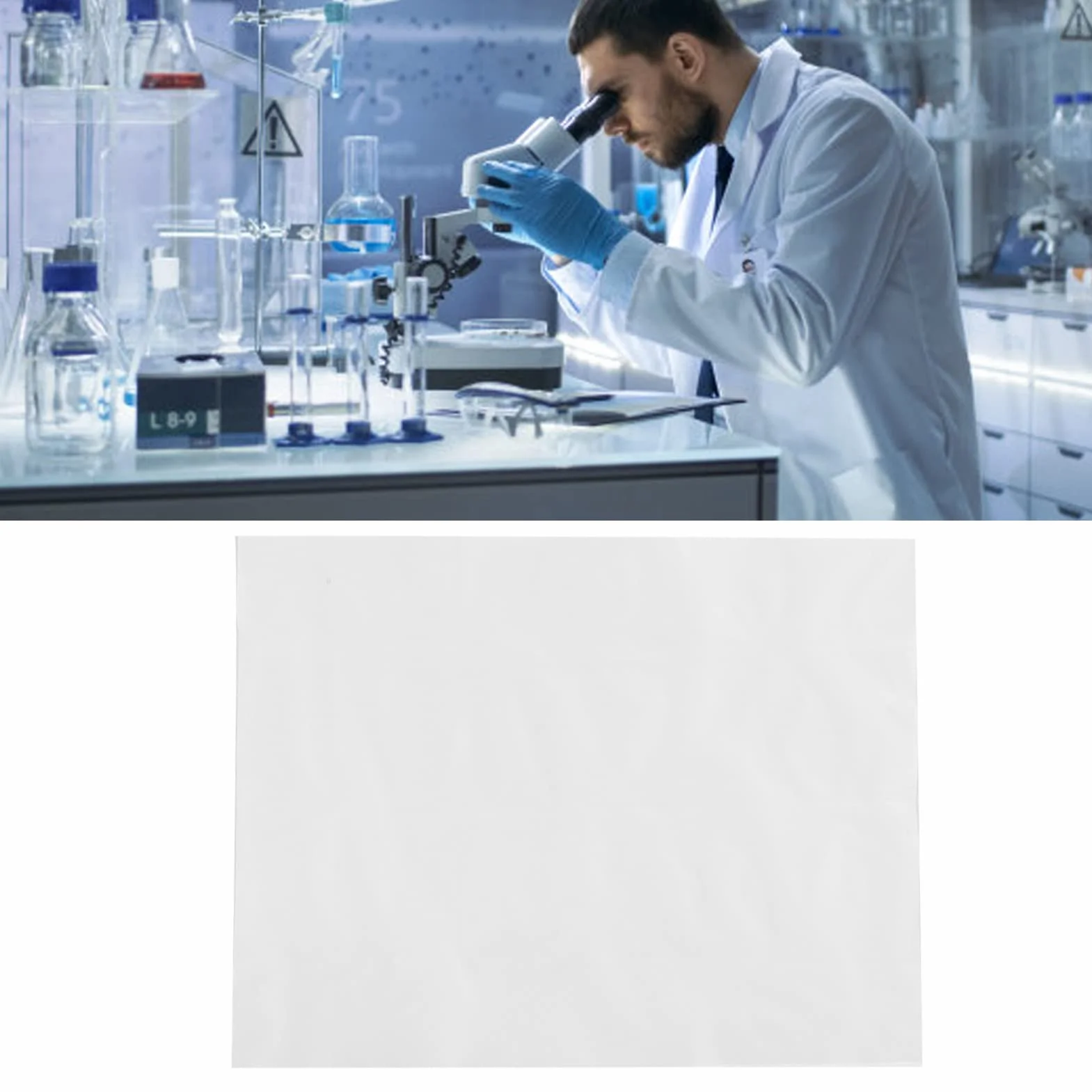 Lot de 2 housses de protection pour microscope 800 x 650 mm PVC