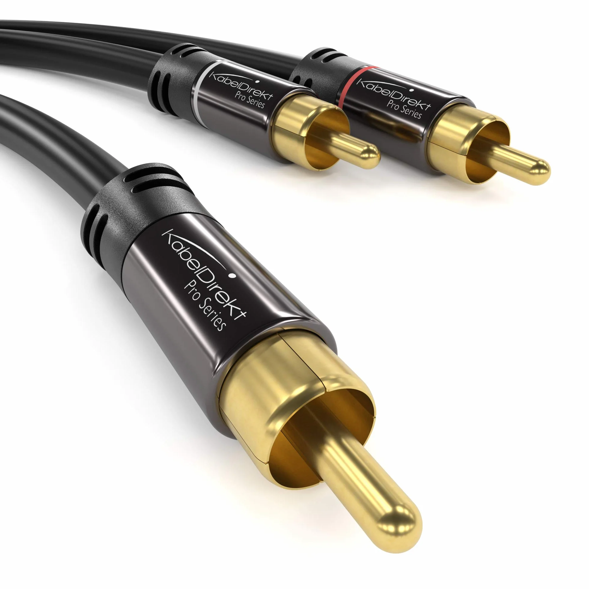 KabelDirekt - Câble Y Cinch 5m (1 x Fiche RCA Mâle Vers 2 x Fiches RCA Mâle)