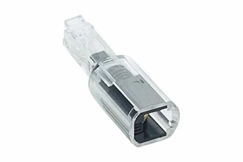 Adaptateur téléphonique RJ9 Anti-enroulement Monobloc