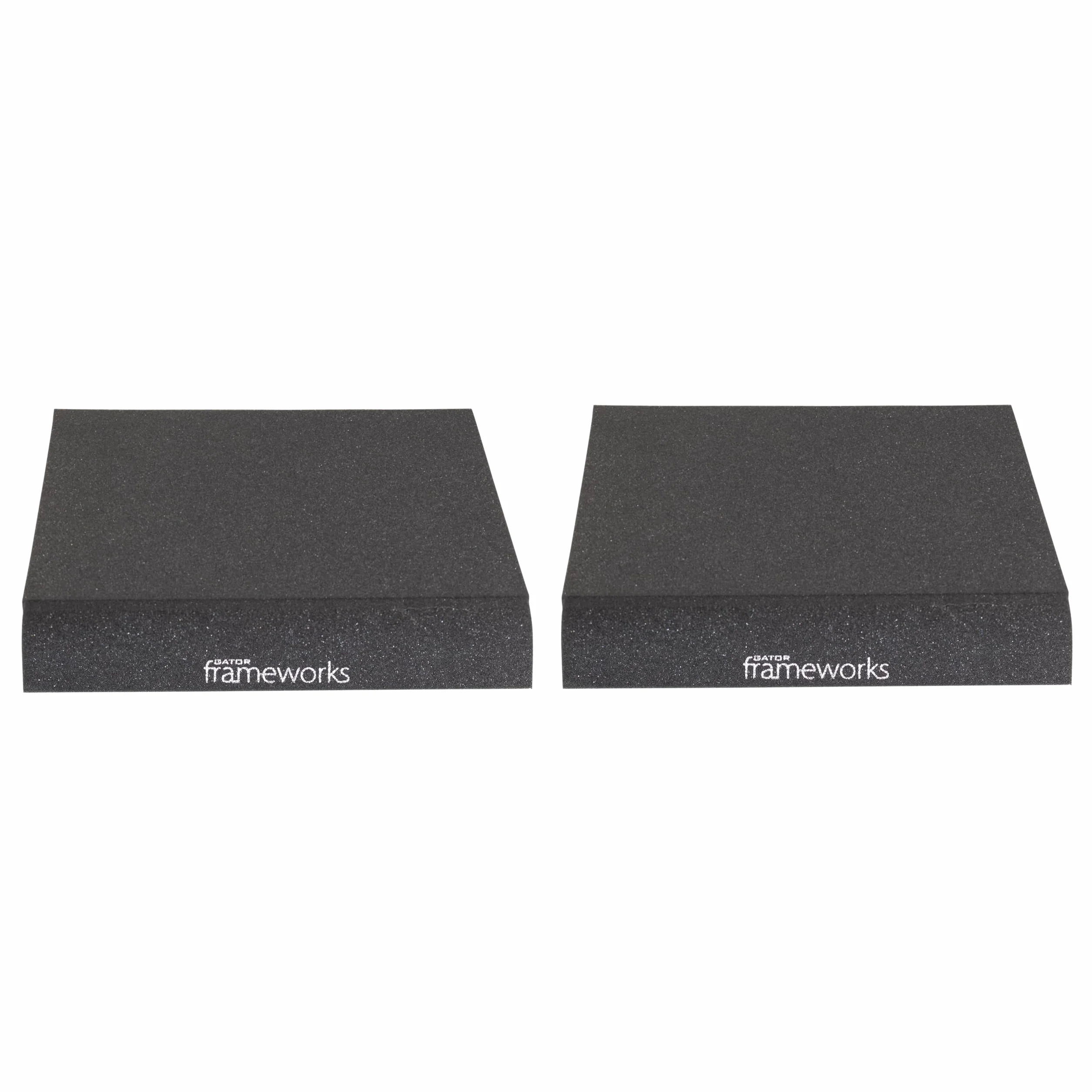 Gator Frameworks Patins isolants en Mousse Acoustique pour moniteurs de Studio de Taille Moyenne, conçu pour Supports d'enceintes/Ordinateur; Lot de 2 (GFW-ISOPAD-MD)