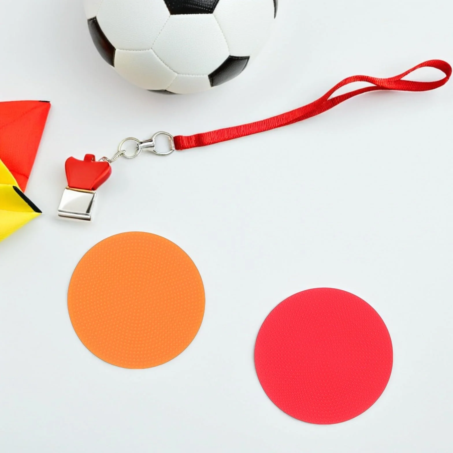 LALAFINA Coupe du Monde 6pcs Marqueurs de Points Football Entraînement en Plastique Antidérapants
