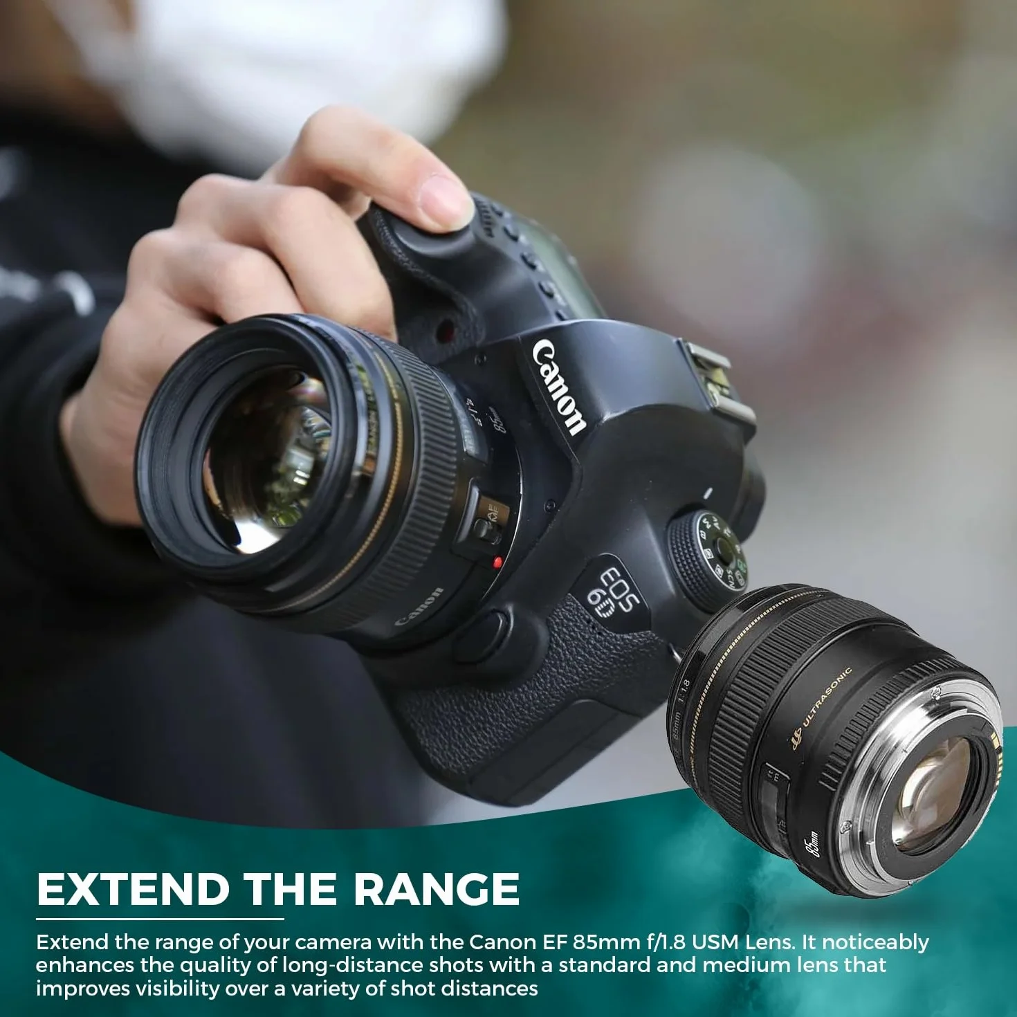 Canon Objektyvas EF 85mm f/1.8 USM