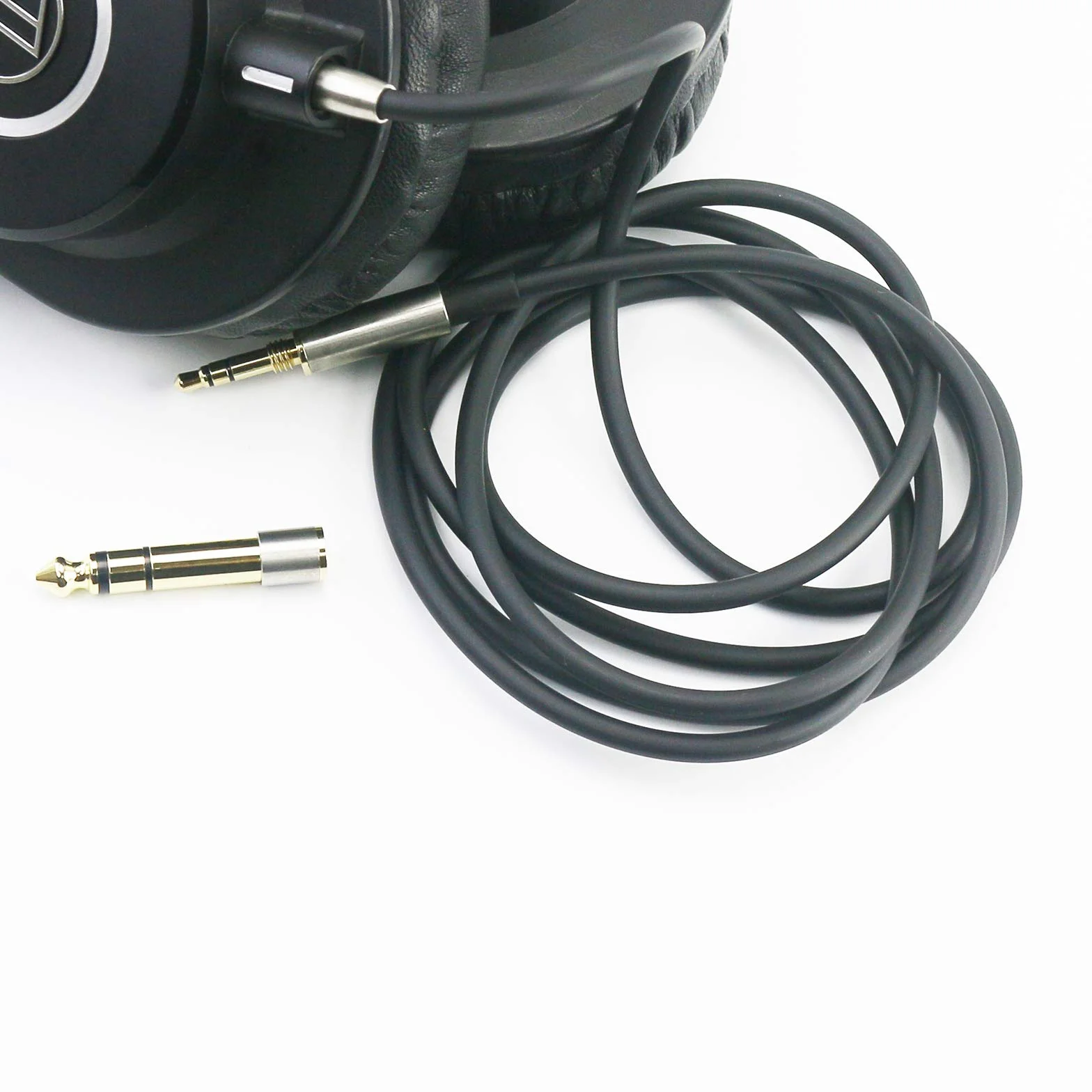 Câble audio de rechange 1,5 m pour Audio Technica ATH-M50x ATH-M40x ATH-M70x