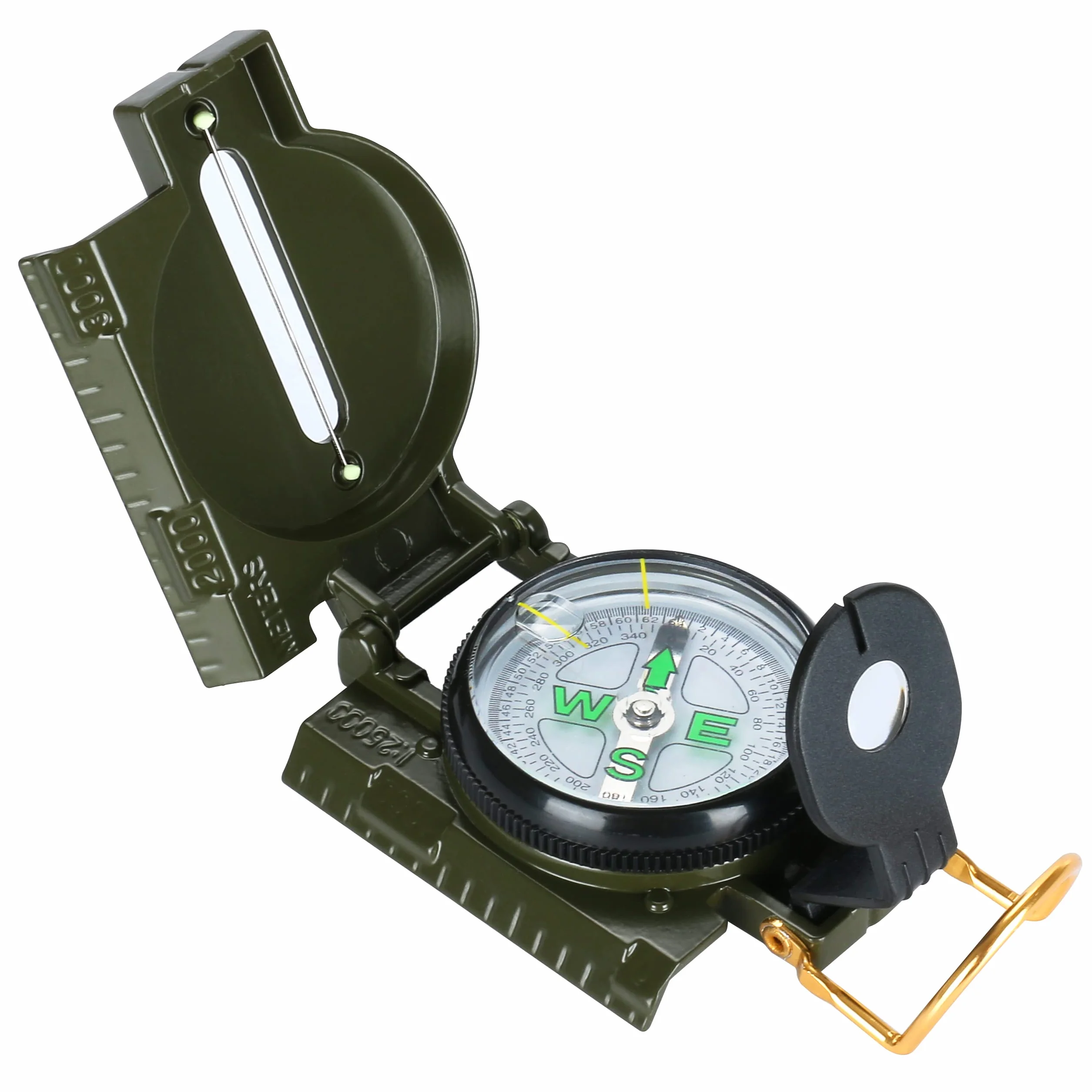 Boussole Militaire Professionnelle pour Navigation, Camping, Randonnée