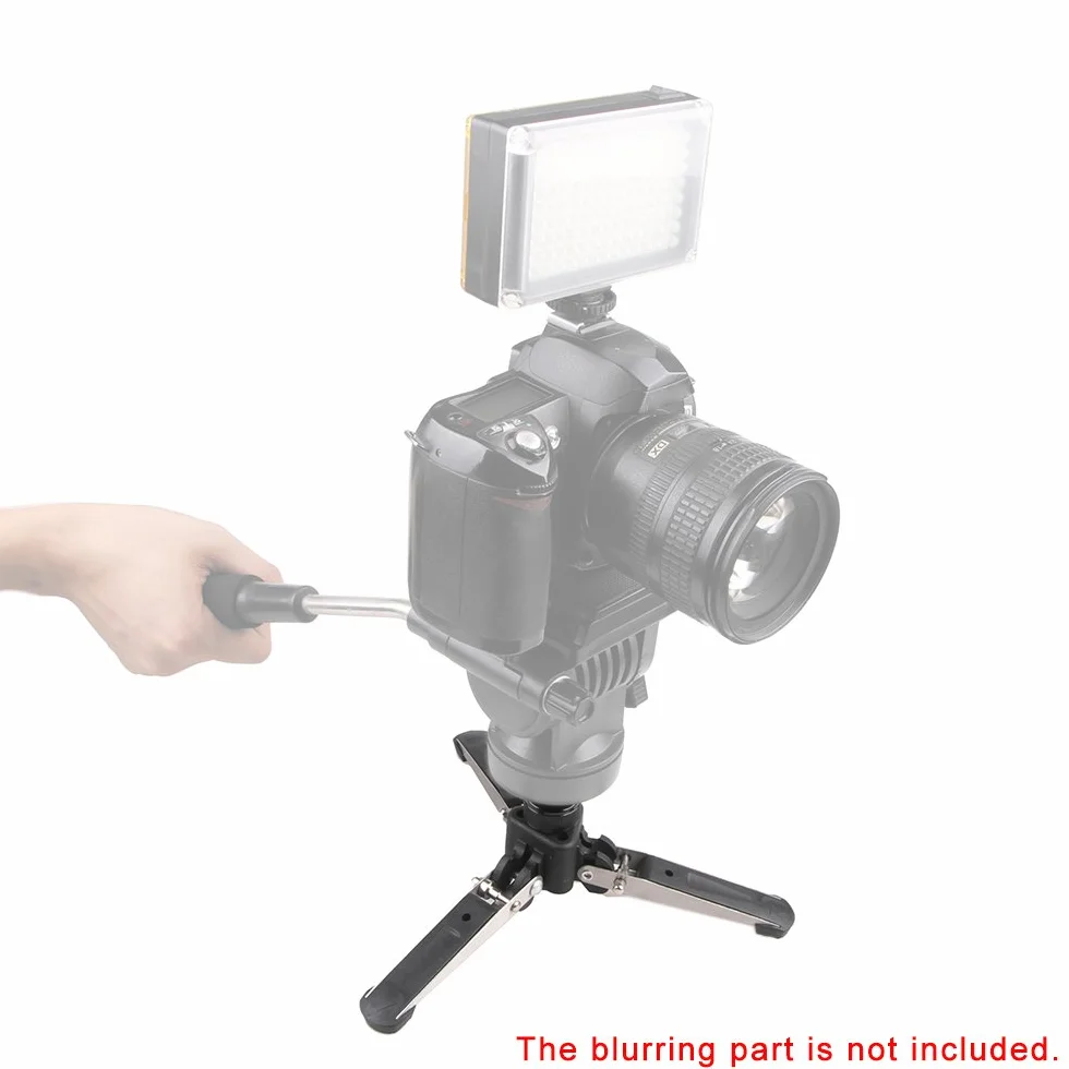 Andoer Support Universel à Trois Pieds pour Appareil Photo Reflex numérique avec Filetage 3/8"