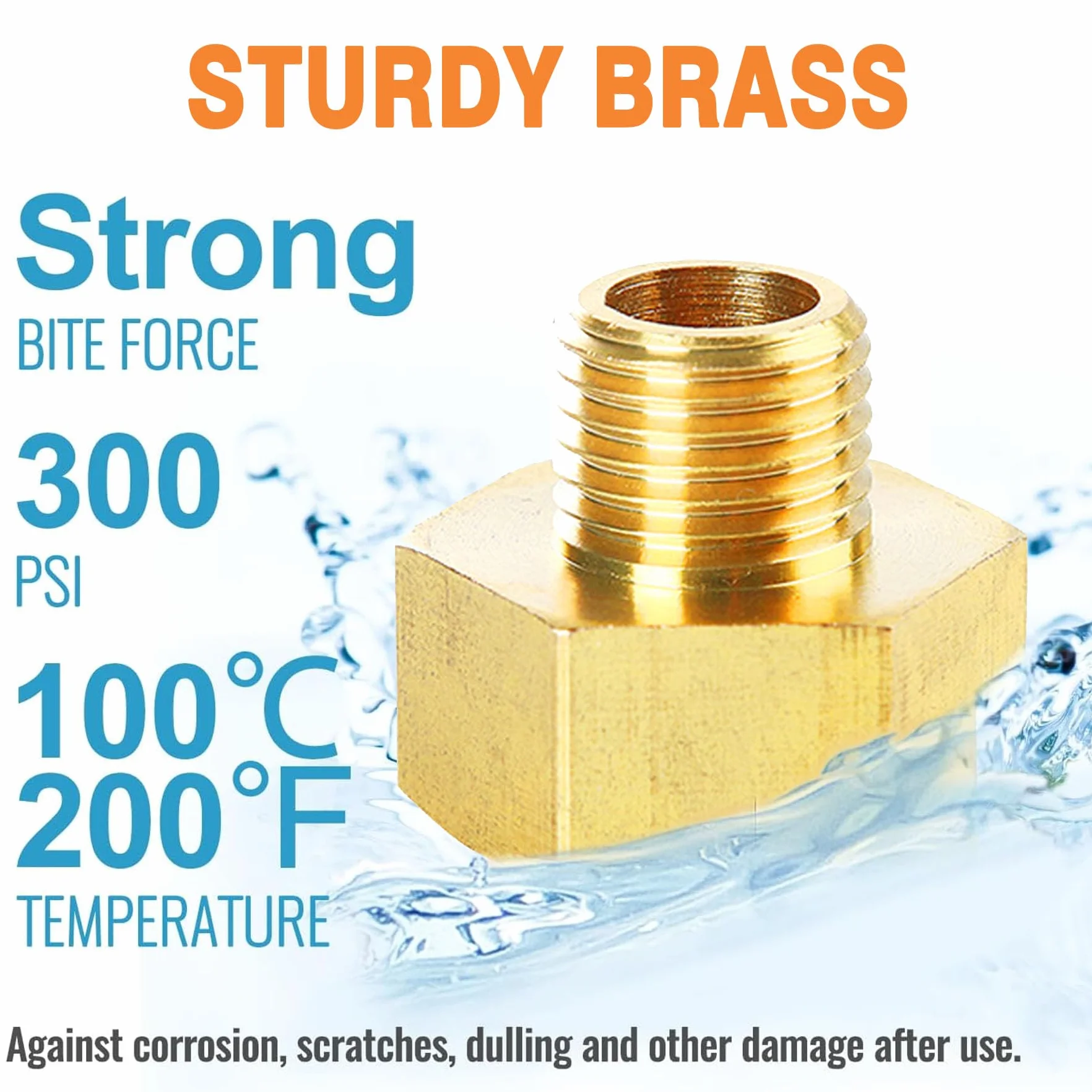 Réduction G1/2" à G1" en laiton,2 pièces Rallonge de réduction G1/2" extérieur(Ø20,3mm) x G1" intérieur(Ø30,5mm),Mamelon à manchon réduit F/M avec joint en caoutchouc