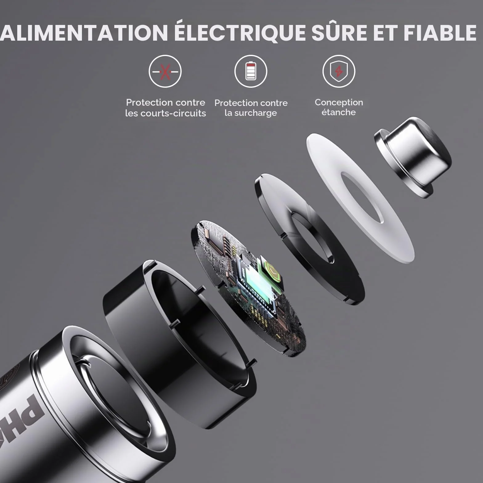PHOTOOLEX Piles Rechargeables AA Lot de 8 3600mWh 1,5V Lithium HR6 Haute Performance Longue Durée