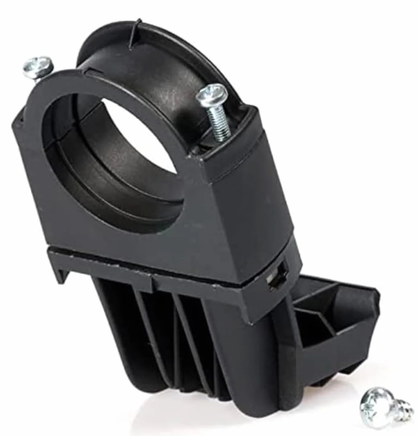 Generisch - Support LNB universel pour miroir satellite avec bras LNB rectangulaire - Noir - Réglable - Montage à vis - Support de charge avec vis
