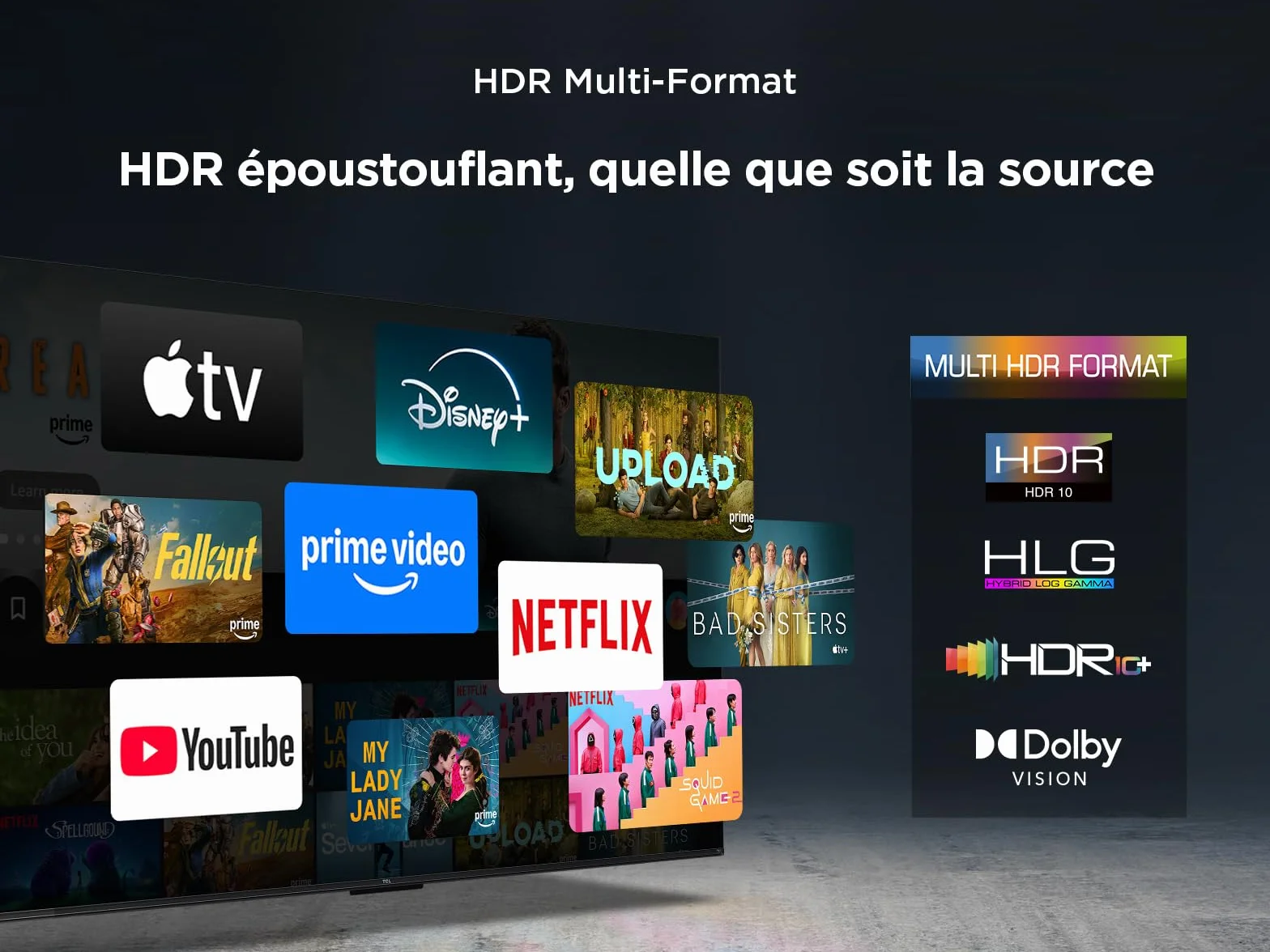 TCL 43T6C 43" QLED 4K HDR TV Fire TV Smart TV Dolby Vision Atmos HDR10+
