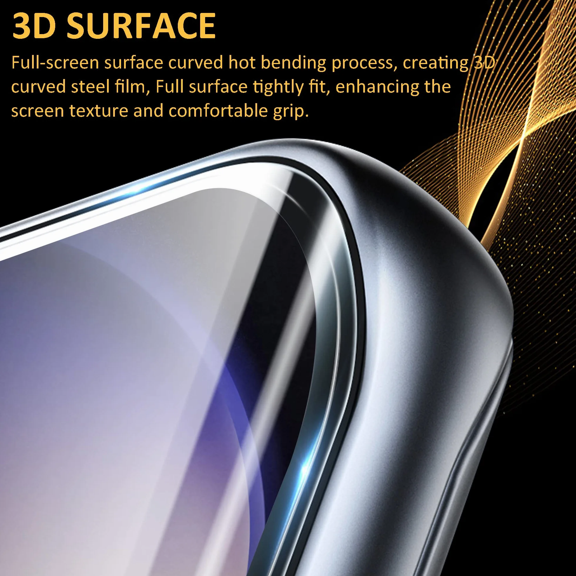 Protection D'écran pour Samsung Galaxy S23 Ultra 5G 6,8 Pouces, Verre Trempé 3 Pièces, Anti-empreintes digitales, 9H Dureté, Sans Bulle