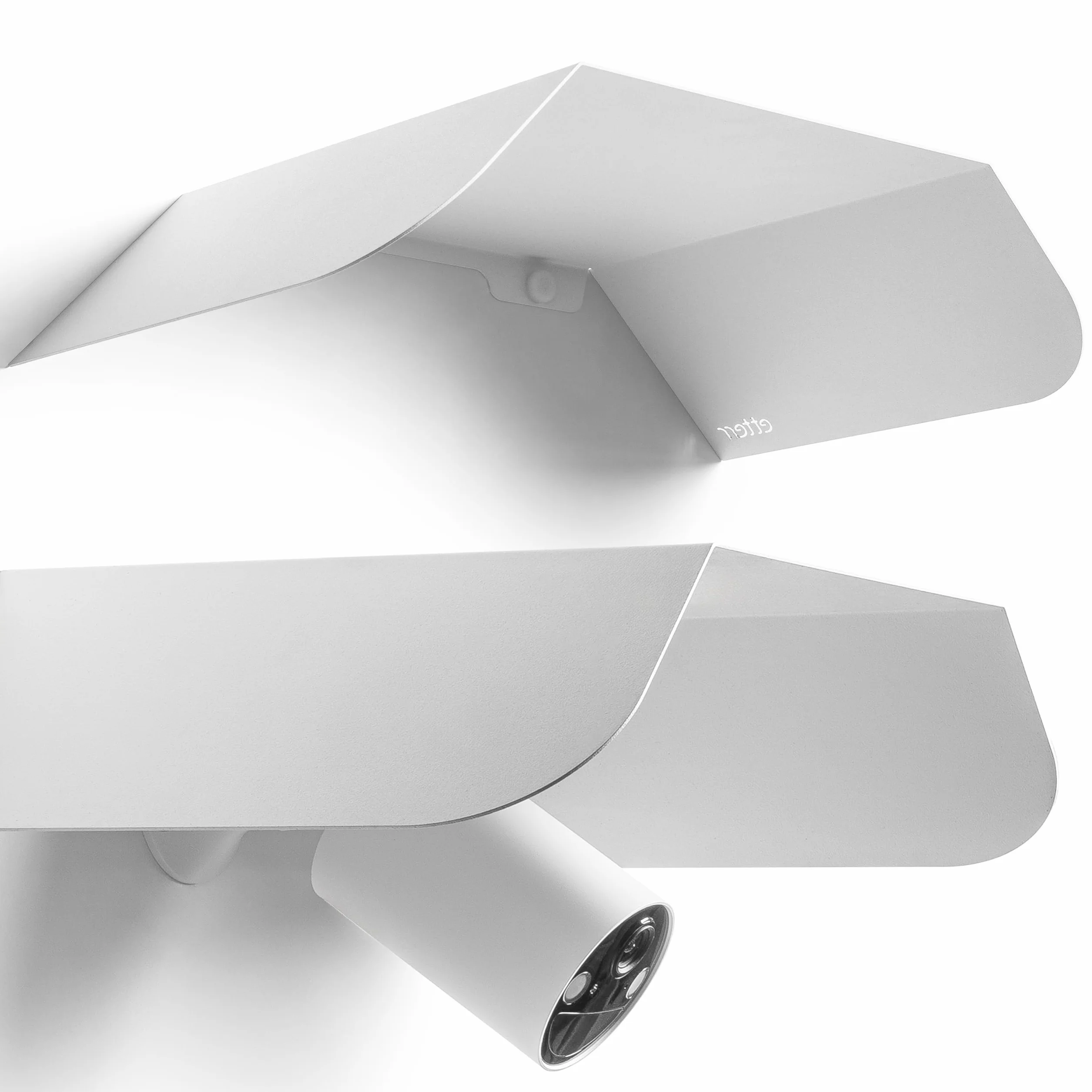• Toit métallique pour caméra de sécurité • Visière auvent anti-pluie, pare-soleil • Toit couvert, abri et toit pour caméra IP, CCTV et visiophone • Protection pluie et rayons UV