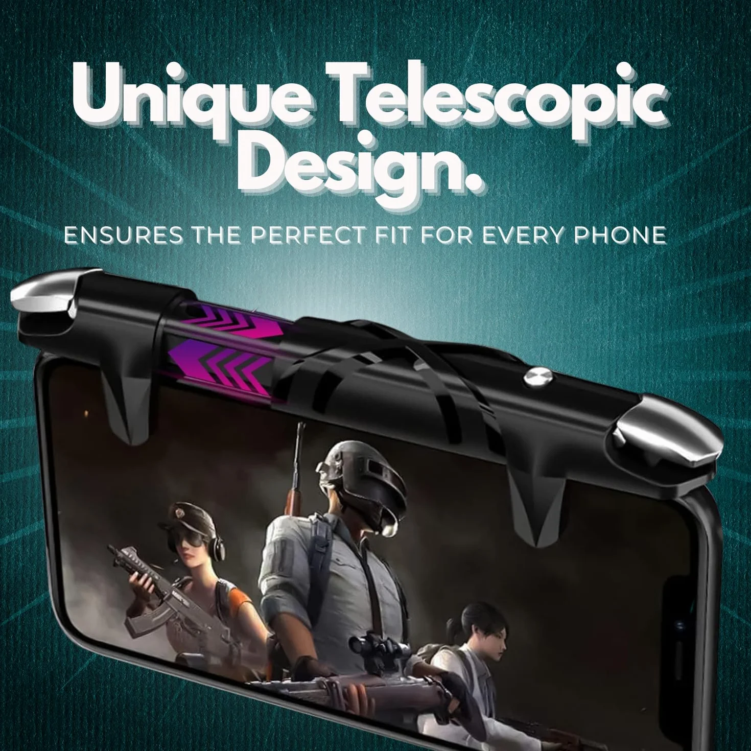 Ultimate Mobile Gaming Combo : déclencheur de jeu et 6 manchons Sarafox V3 avec étui en métal